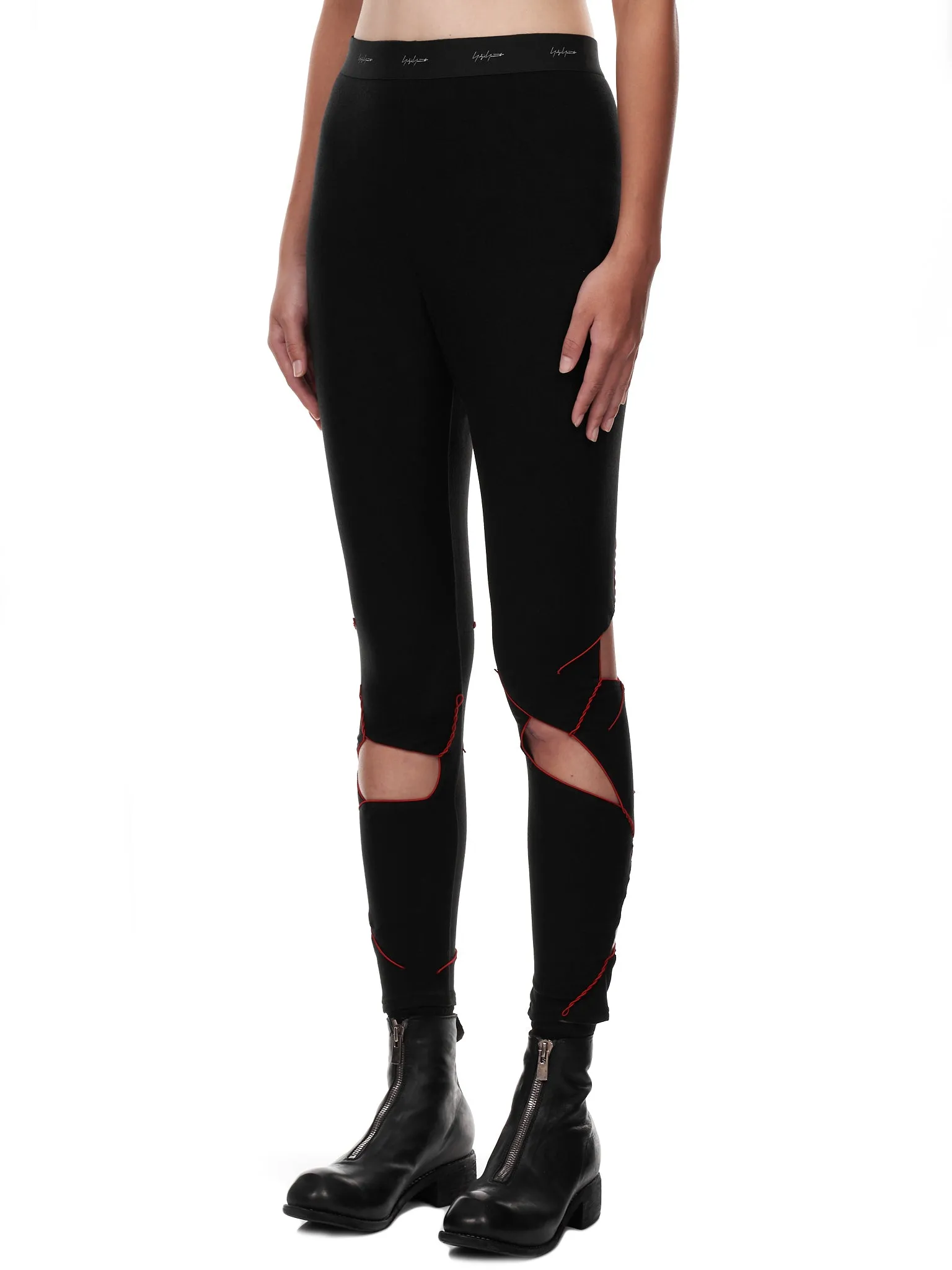 Cutout Leggings (FX-P22-900-BLACK) sold by lorenzo product image thumbnail 2