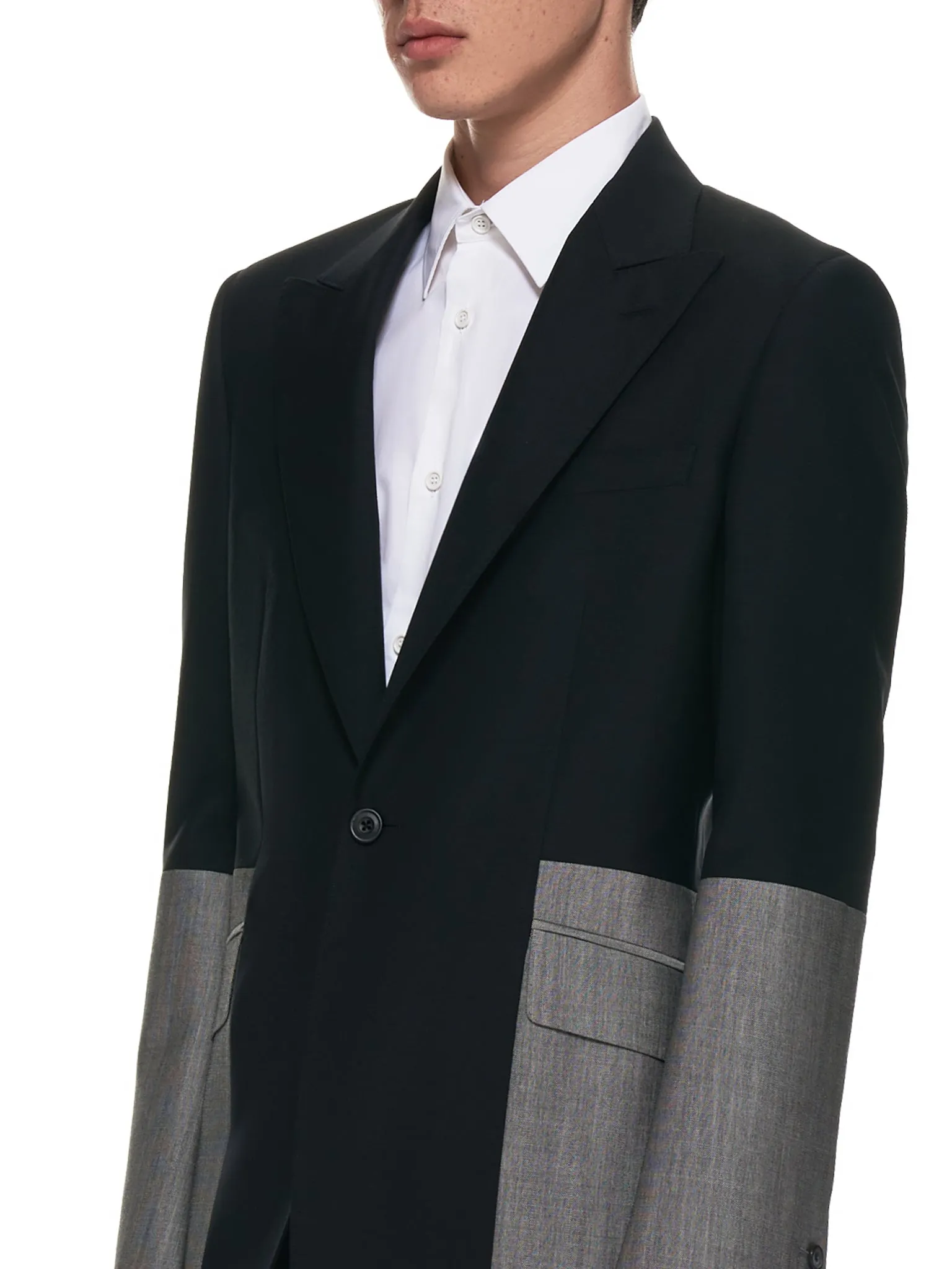 Tonal Blazer (615319QPU72-BLACK) sold by lorenzo product image thumbnail 4