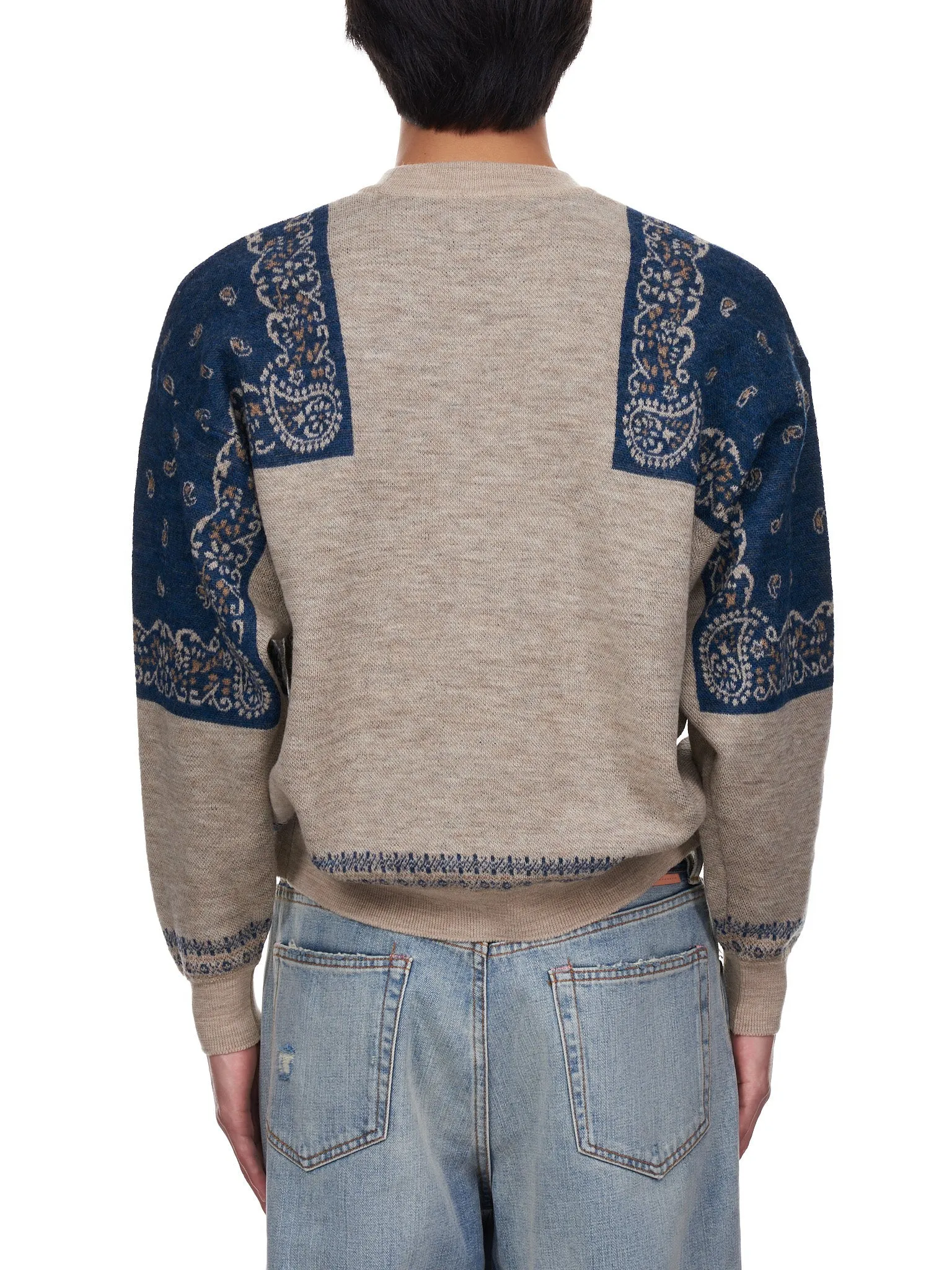 Bandana Sweater (K2109KN027-NAVY) sold by lorenzo product image thumbnail 3