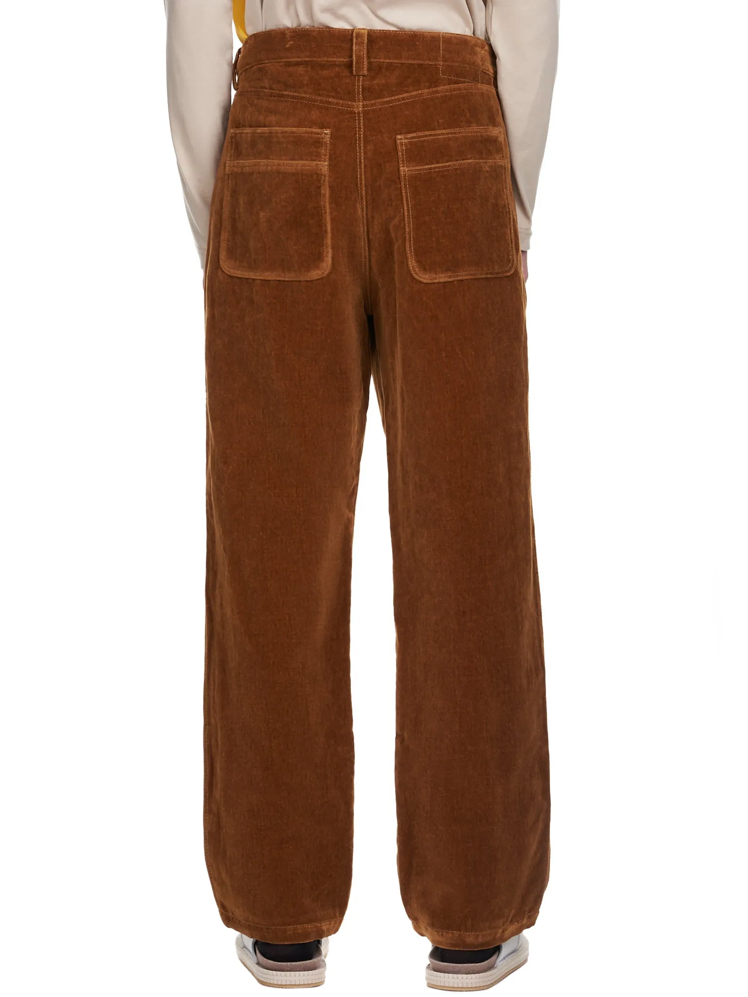 Le Pantalon Velours (216PA004-1110-BROWN) sold by lorenzo product image thumbnail 3