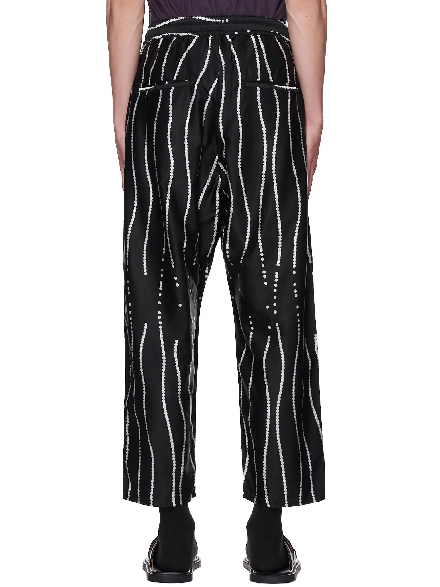 Staggered Pearl Easy Trousers (K2105LP136-BLACK) sold by lorenzo product image thumbnail 3