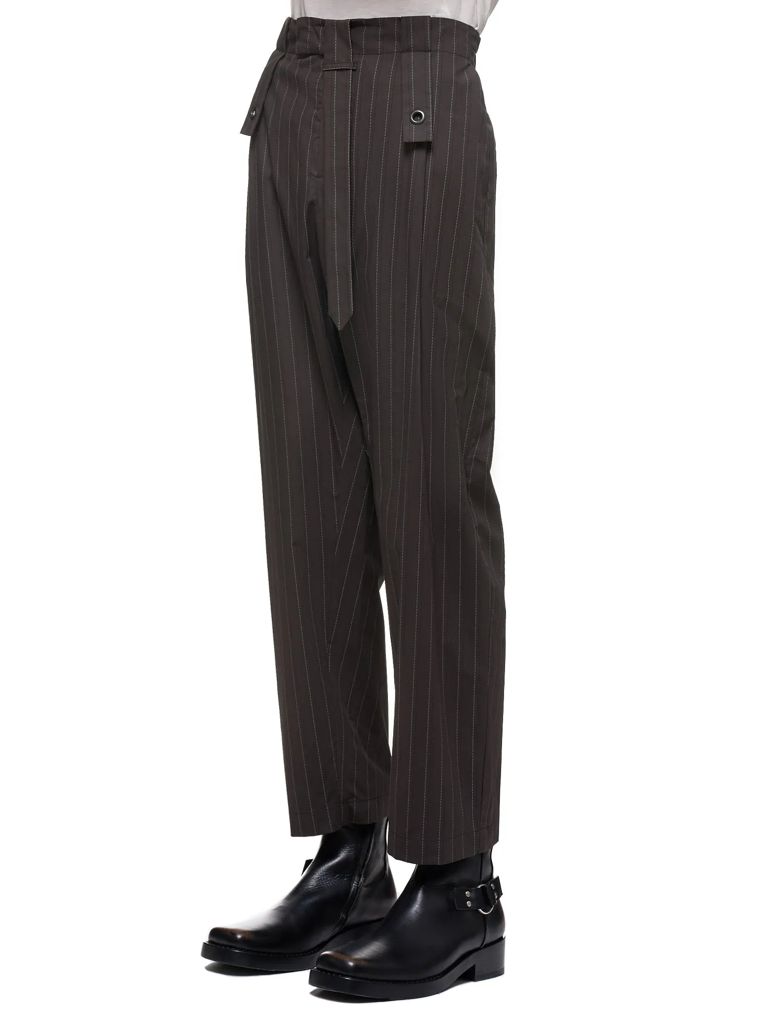 Utility Trousers (MWOTRS03-GRAY-PINSTRIPE) sold by lorenzo product image thumbnail 2