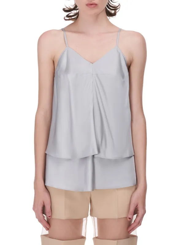 Layered Slip Top (S62NC0060-S53888-LIGHT-GREY) sold by lorenzo