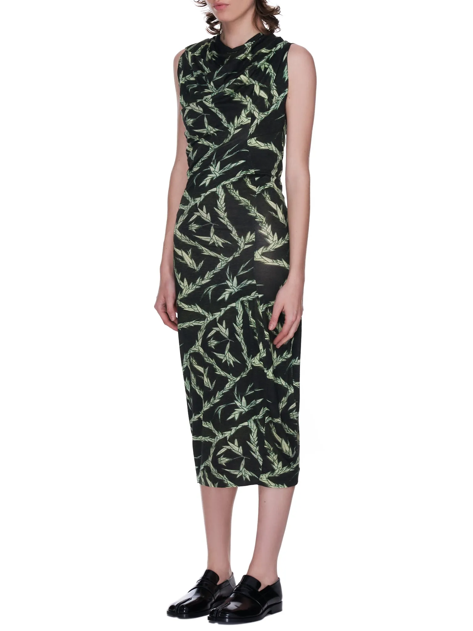 Johanna Dress (87028102-558-CT-LEAF-PRINT) sold by lorenzo product image thumbnail 2