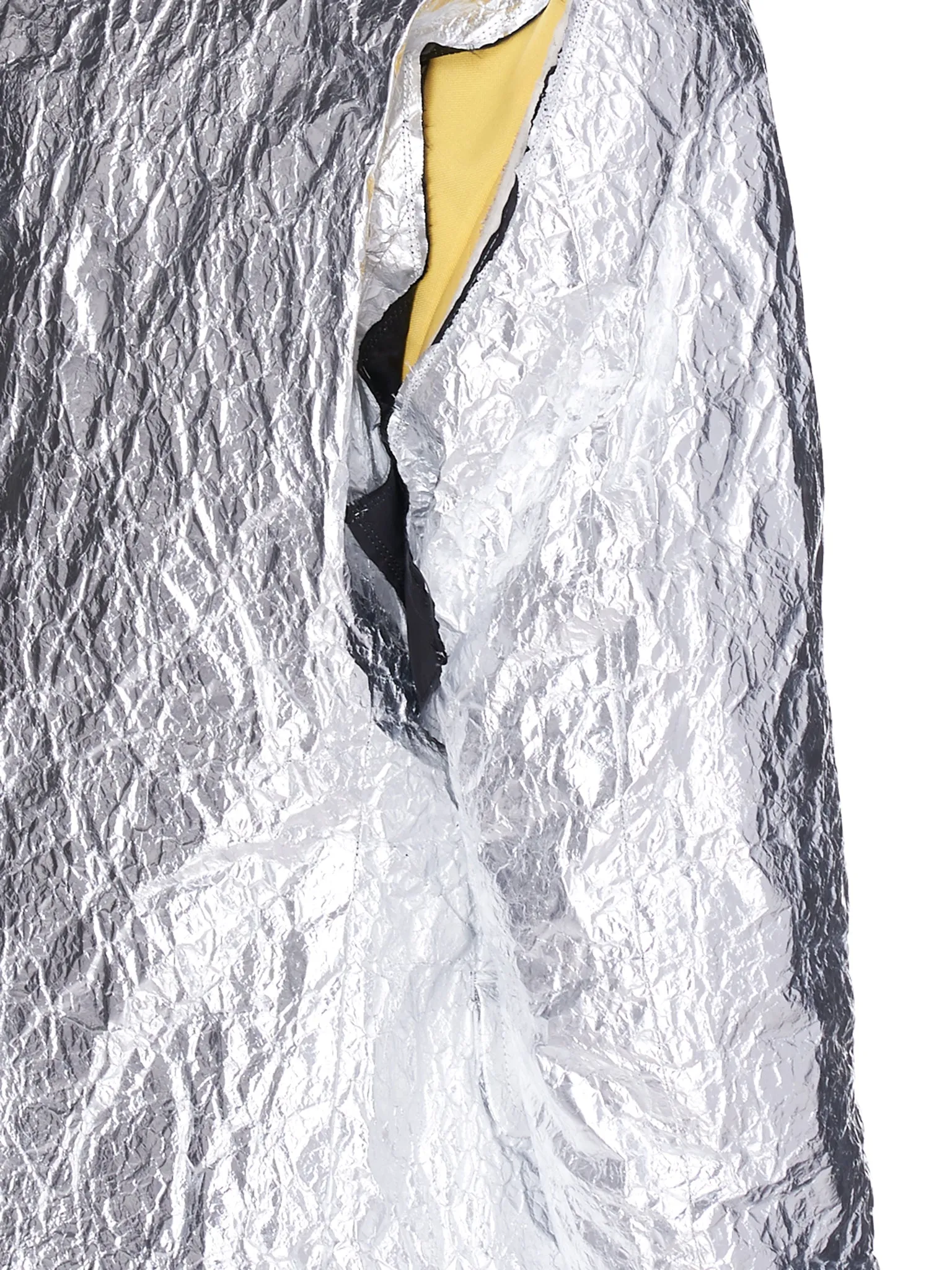 Chrome/Yellow Double Layer Blazer (PG-J009-051-YELLOW-SILVER) sold by lorenzo product image thumbnail 5