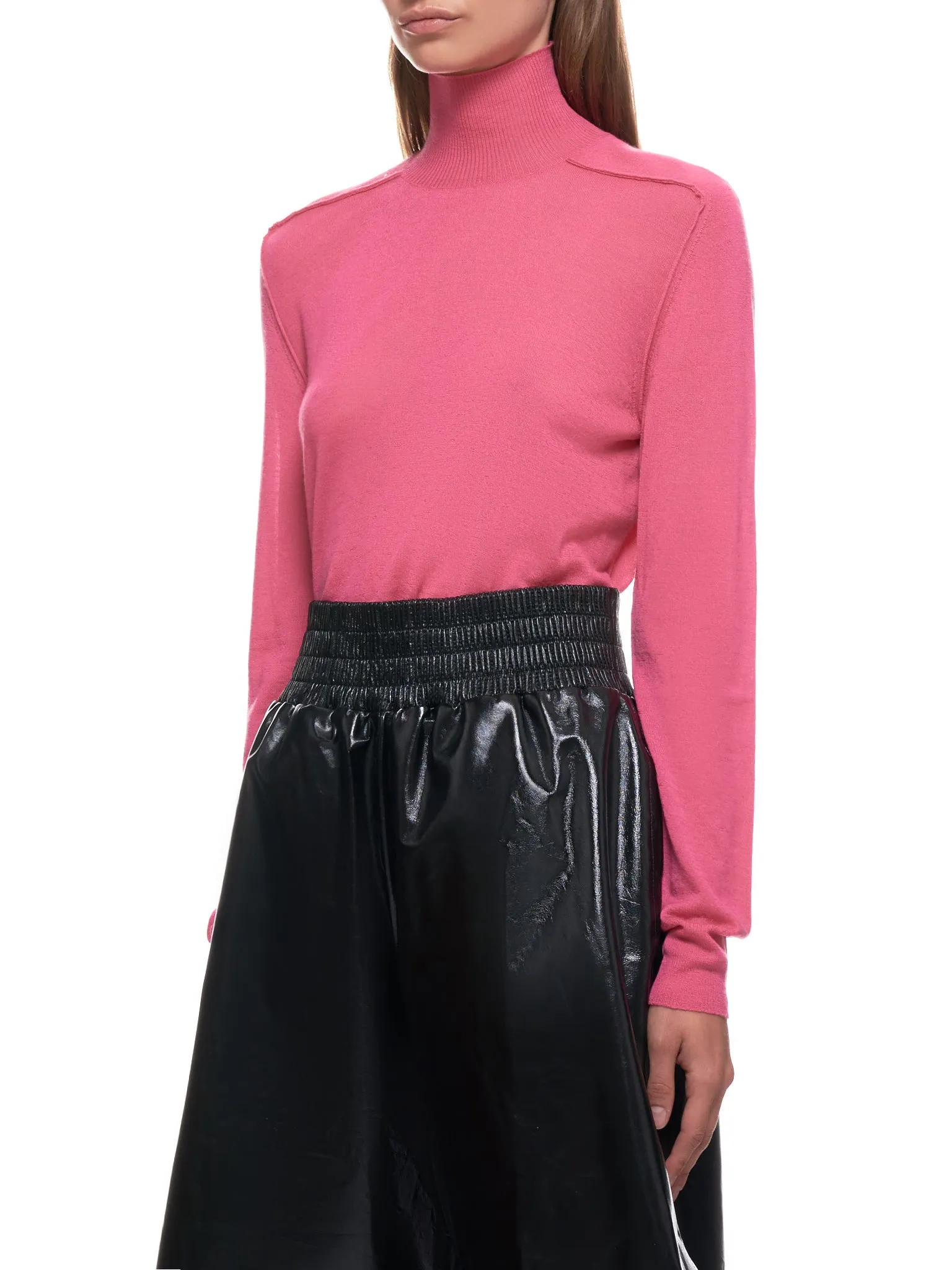 Cashmere Turtleneck Sweater (631292VKW30-5660-CANDY-FLOSS) sold by lorenzo product image thumbnail 2