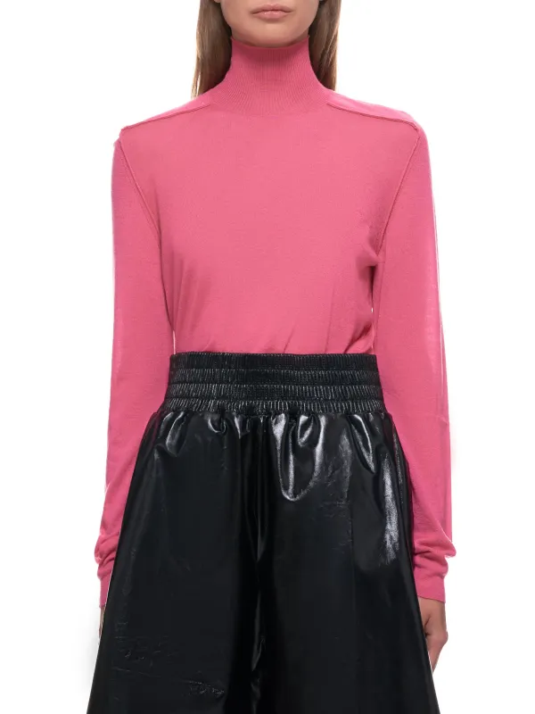 Cashmere Turtleneck Sweater (631292VKW30-5660-CANDY-FLOSS) sold by lorenzo