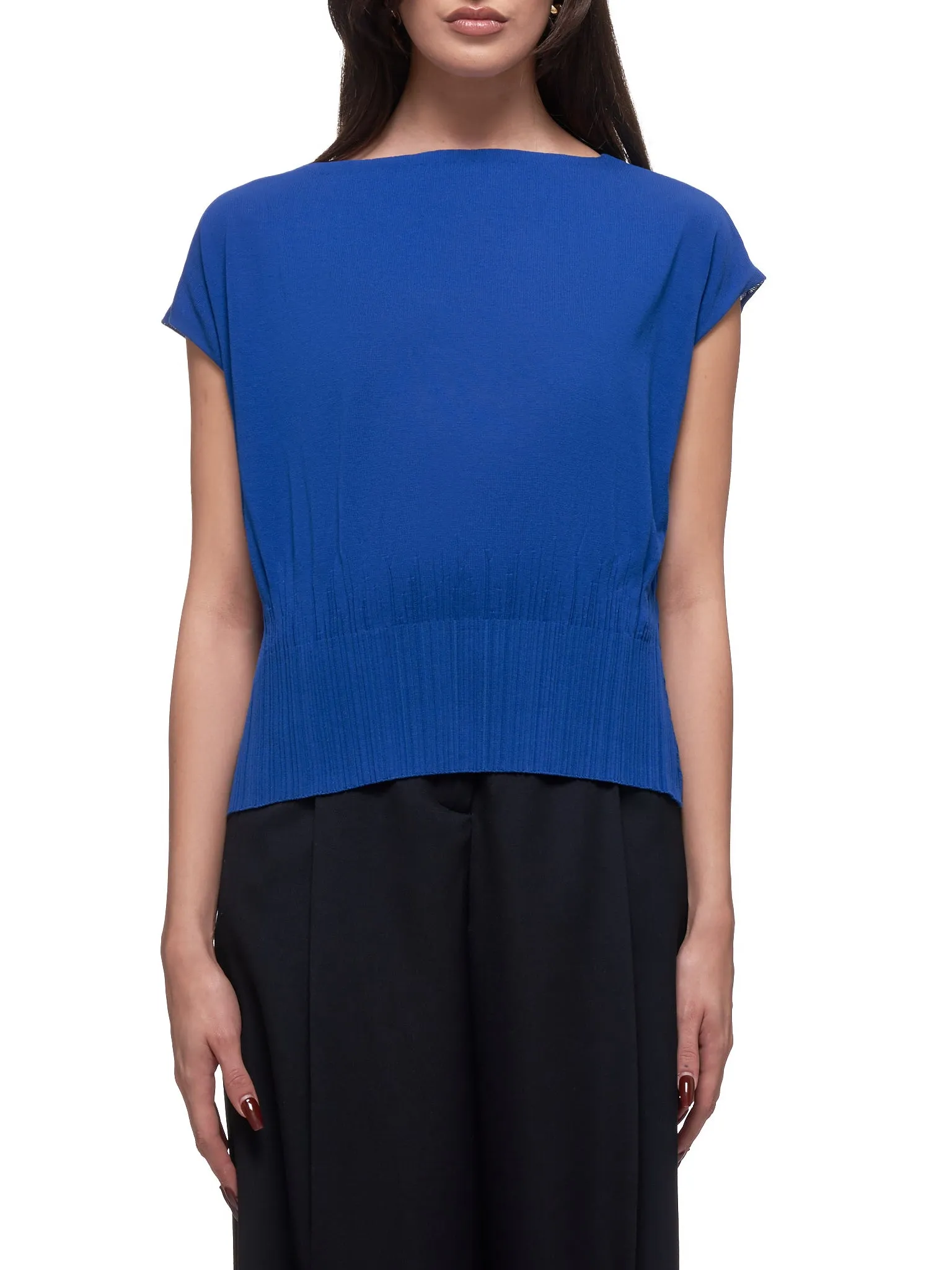 Cinched Blouse (EMPU032ML0456-U4331-BLUE) sold by lorenzo