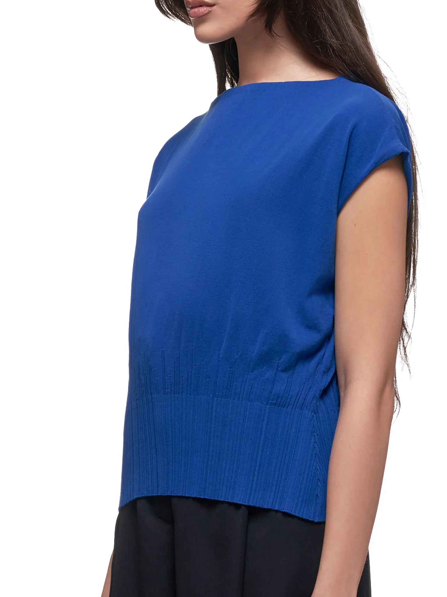 Cinched Blouse (EMPU032ML0456-U4331-BLUE) sold by lorenzo product image thumbnail 4
