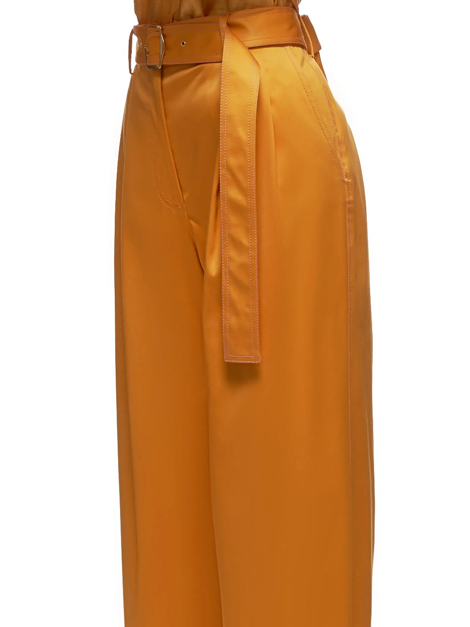 Blanche Front Pleated Trousers (16SZ6003-APRICOT) sold by lorenzo product image thumbnail 4