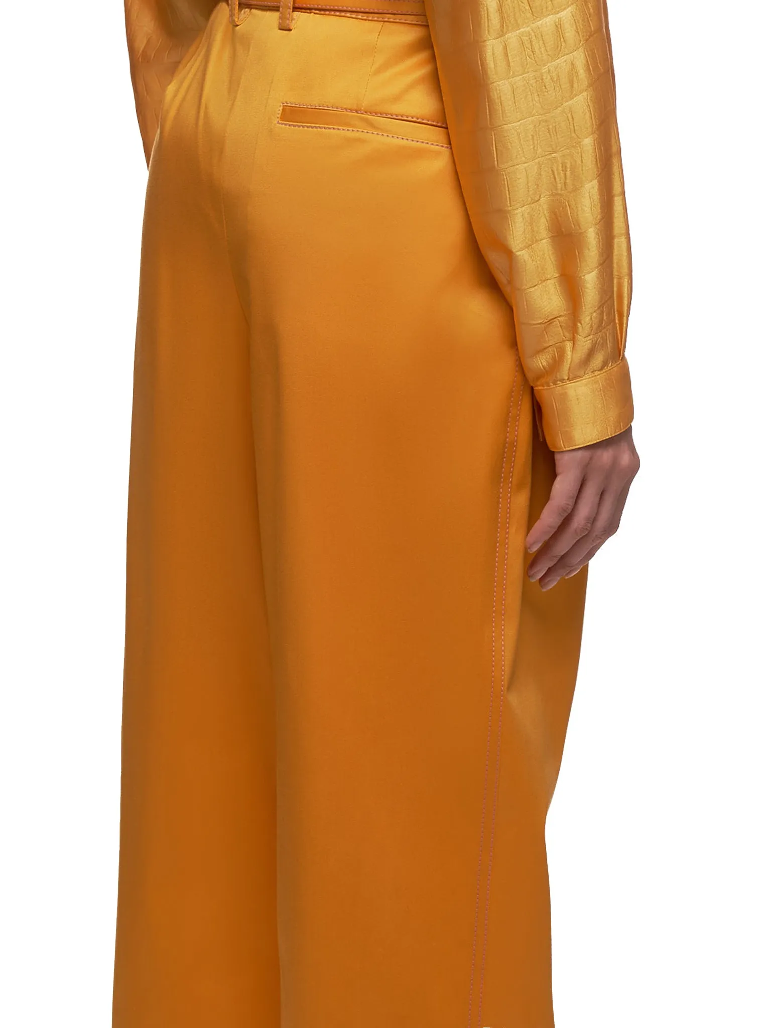 Blanche Front Pleated Trousers (16SZ6003-APRICOT) sold by lorenzo product image thumbnail 5