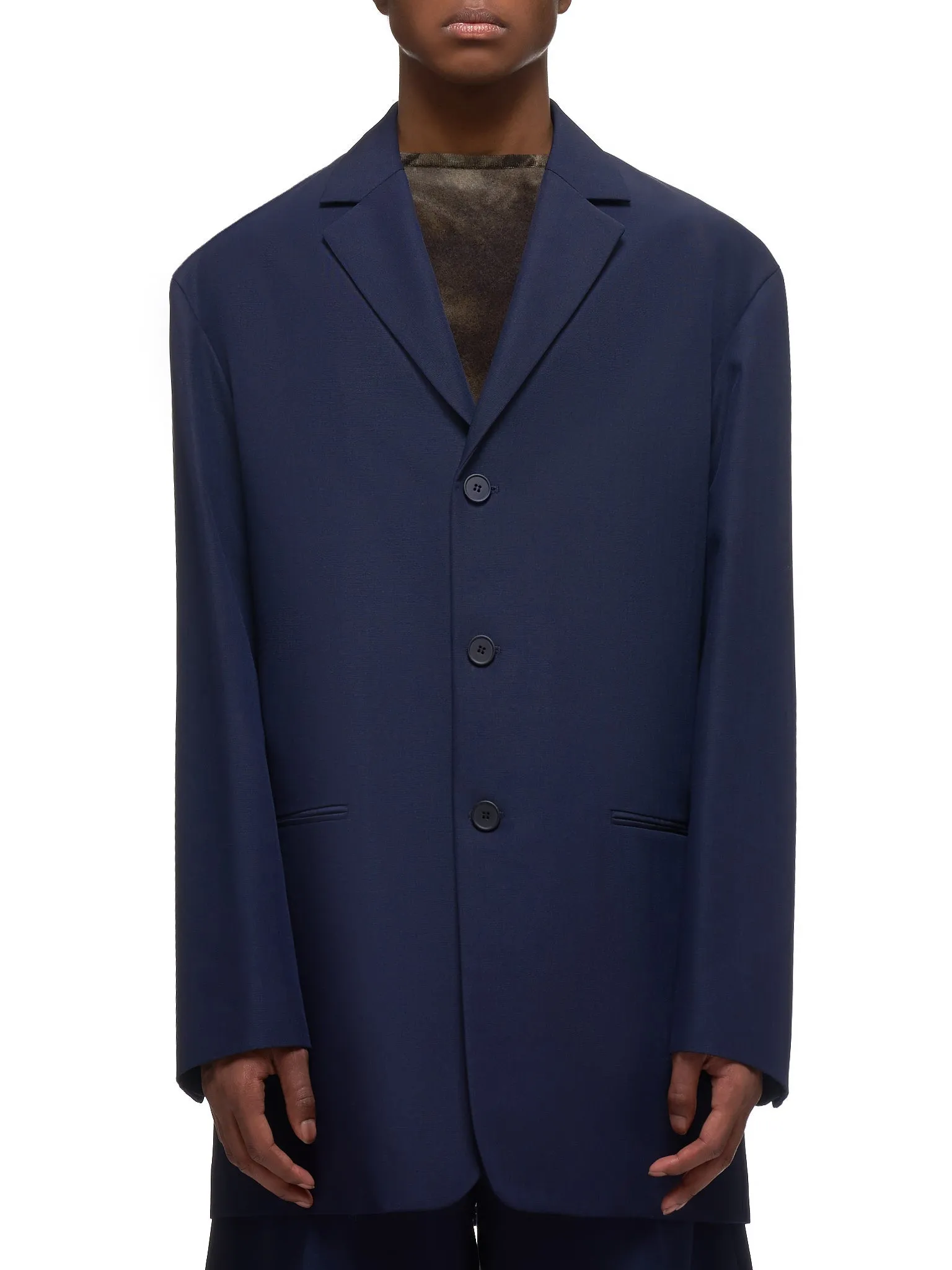 Virgin Fleece Wool Suit Jacket (120401-NAVY) sold by lorenzo