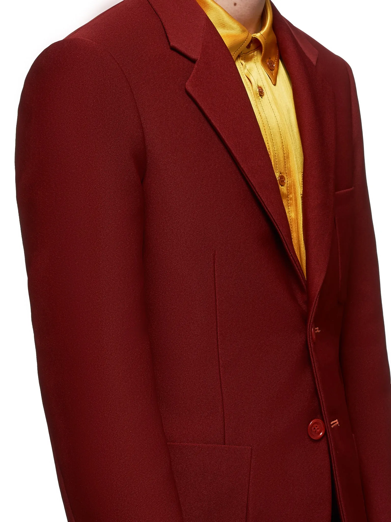 Roger Technical Twill Blazer (M7SY101-BURGUNDY) sold by lorenzo product image thumbnail 4