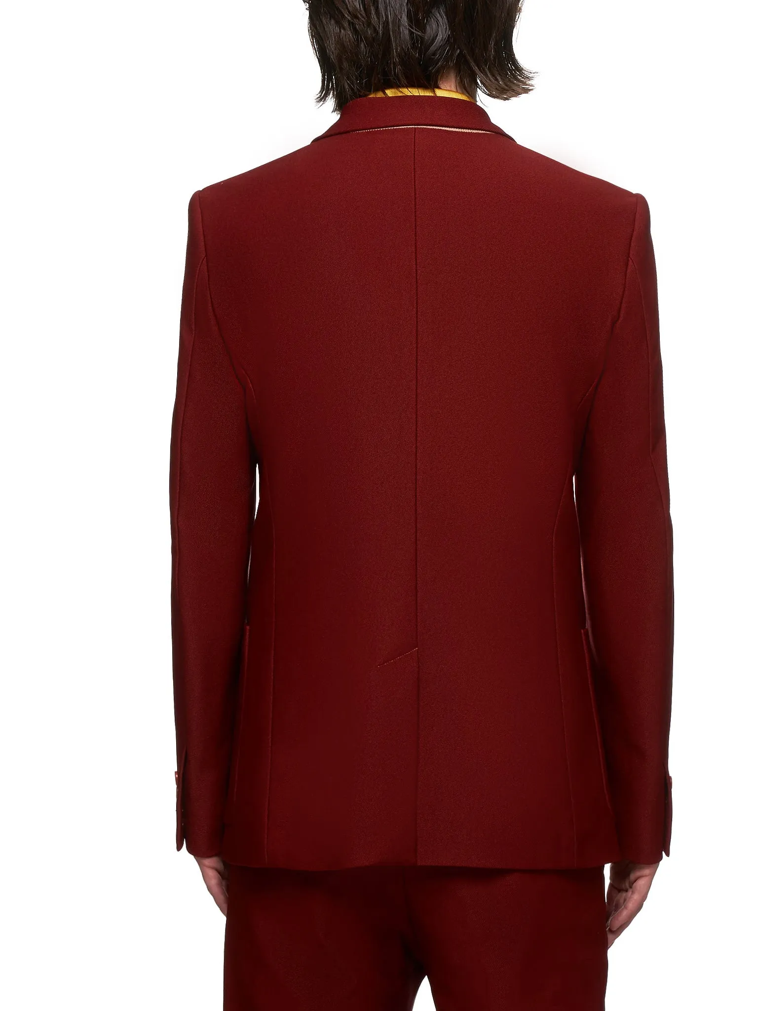 Roger Technical Twill Blazer (M7SY101-BURGUNDY) sold by lorenzo product image thumbnail 3