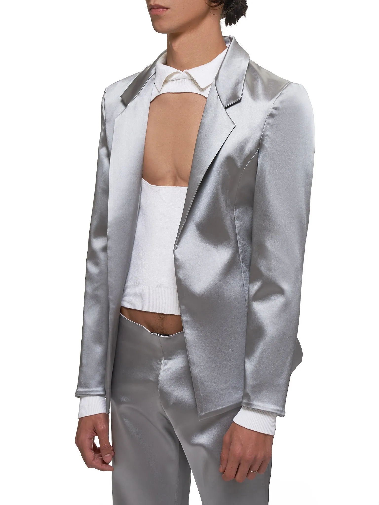 Suit Jacket (JK01-GRAY-GREEN) sold by lorenzo product image thumbnail 2