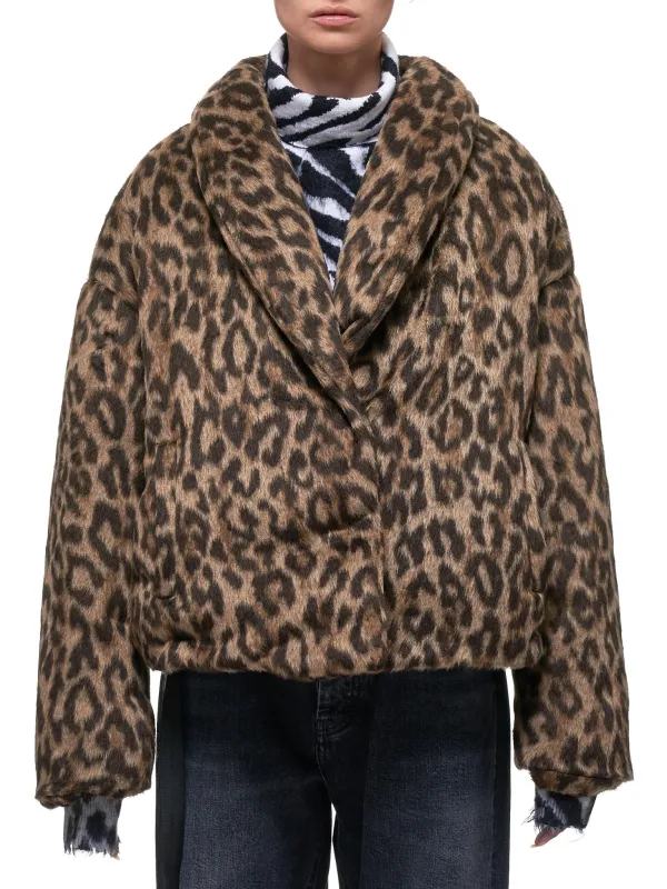 Oversized Leopard Jacket (UWEA101F19FAB001-LEOPARD) sold by lorenzo
