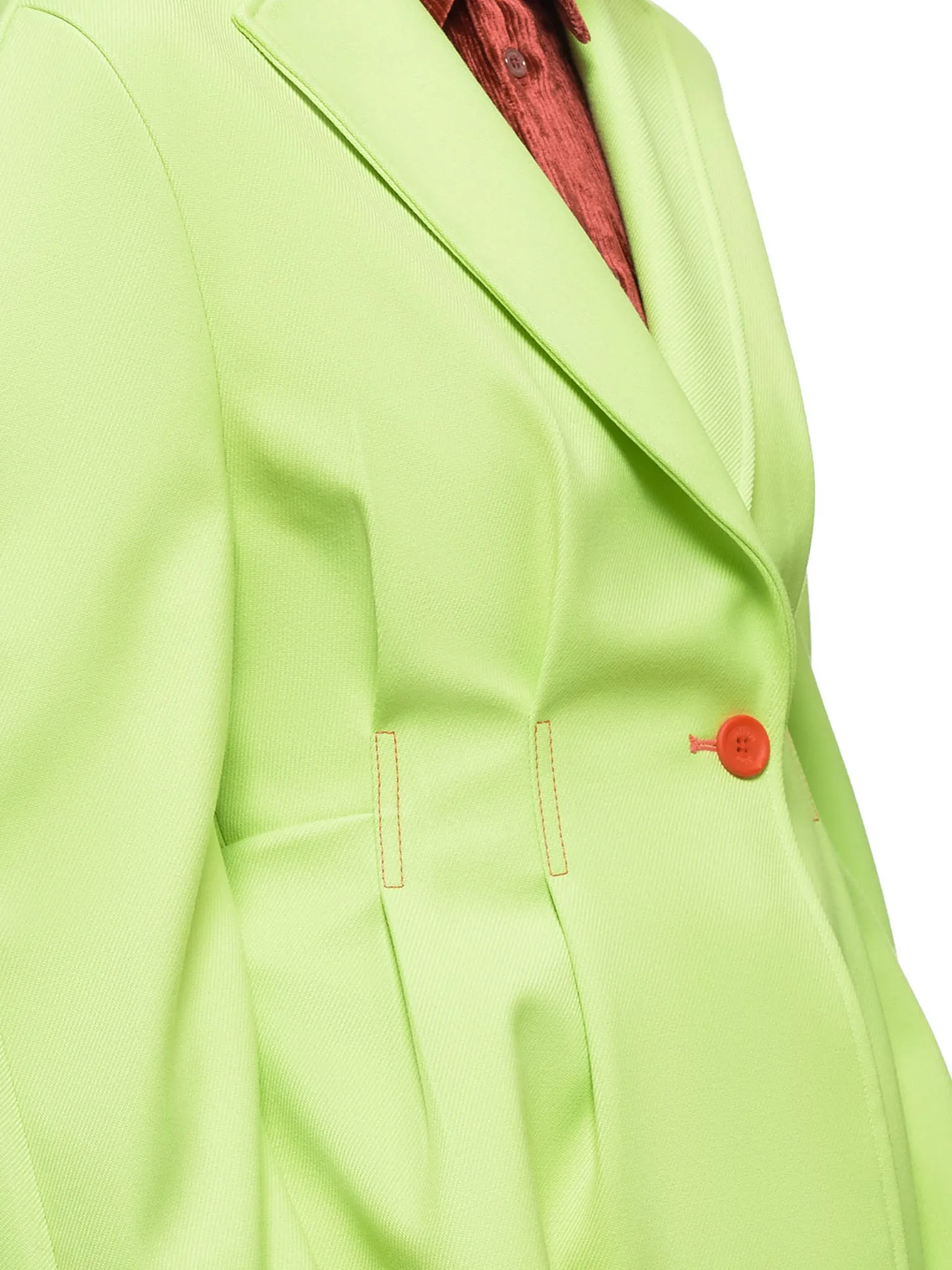 Twill Jacket (13TI1035-FLUO-YELLOW) sold by lorenzo product image thumbnail 5