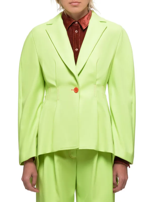 Twill Jacket (13TI1035-FLUO-YELLOW) sold by lorenzo