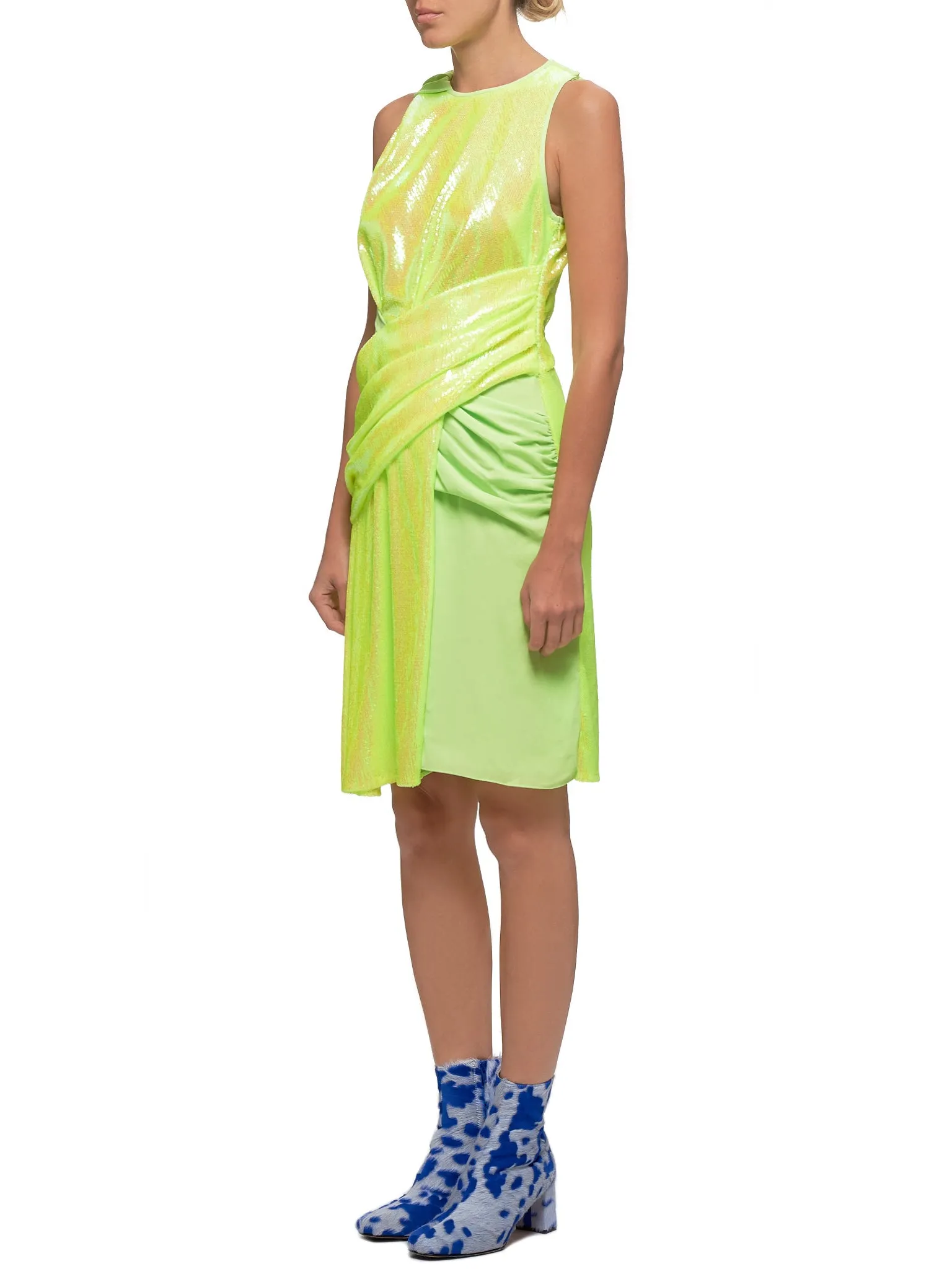 Wrapped Dress (13GP5200-FLUO-YELLOW) sold by lorenzo product image thumbnail 2