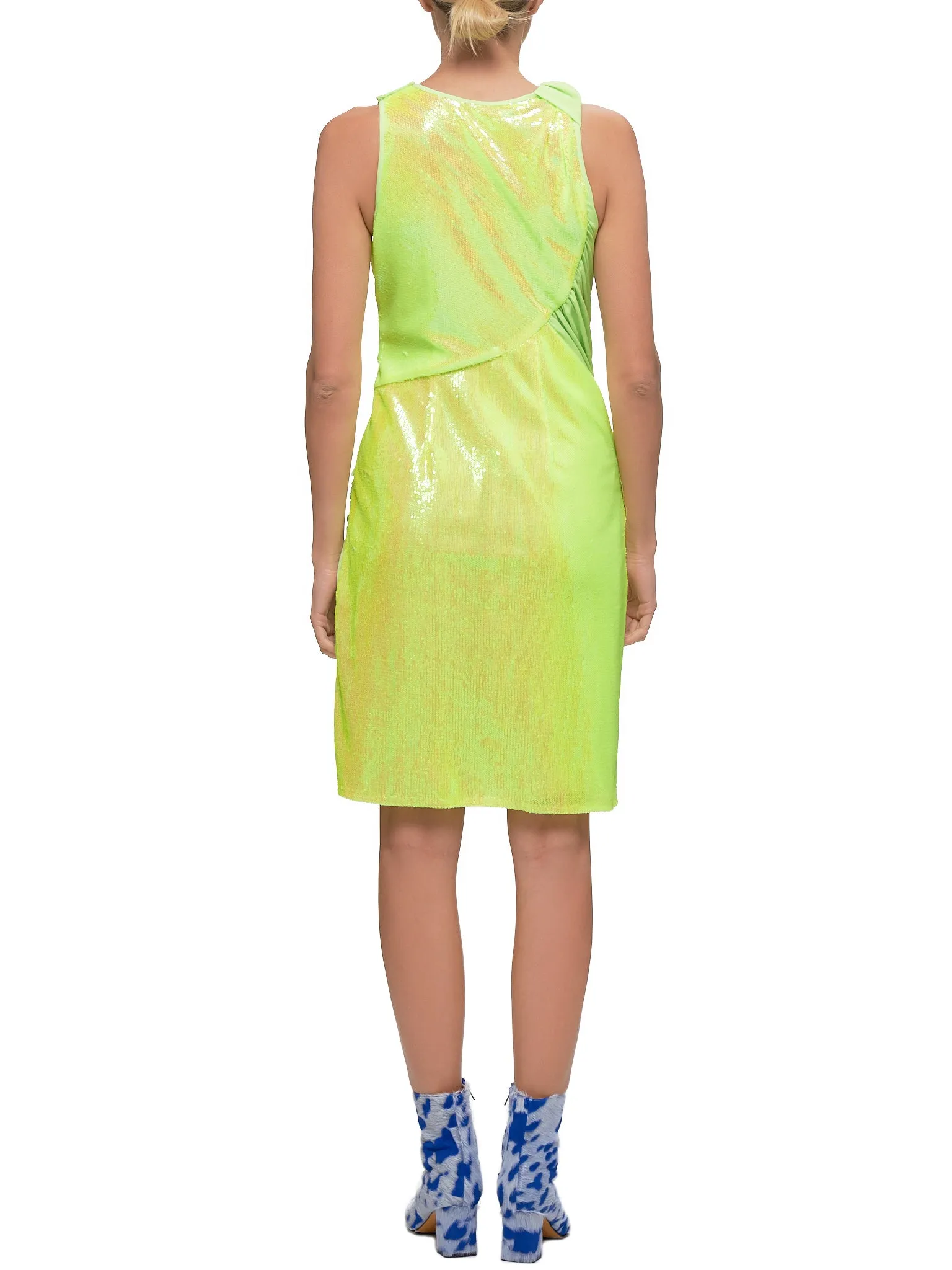 Wrapped Dress (13GP5200-FLUO-YELLOW) sold by lorenzo product image thumbnail 3