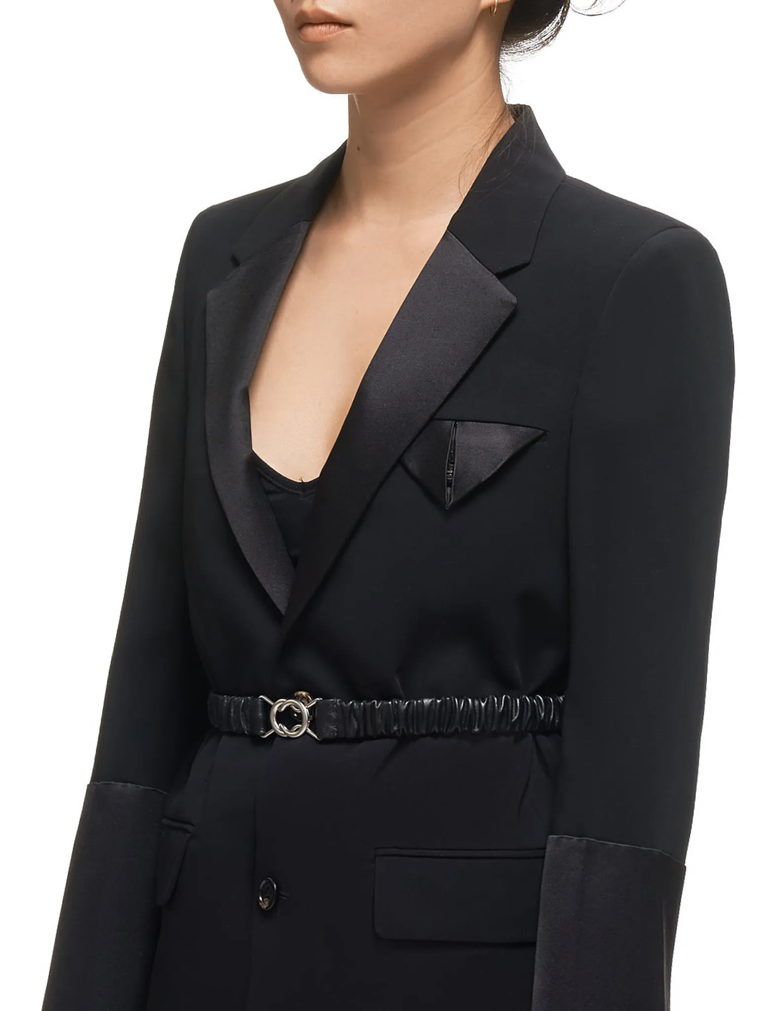Sharp Wool Jacket (576648VA5Q3-BLACK) sold by lorenzo product image thumbnail 4