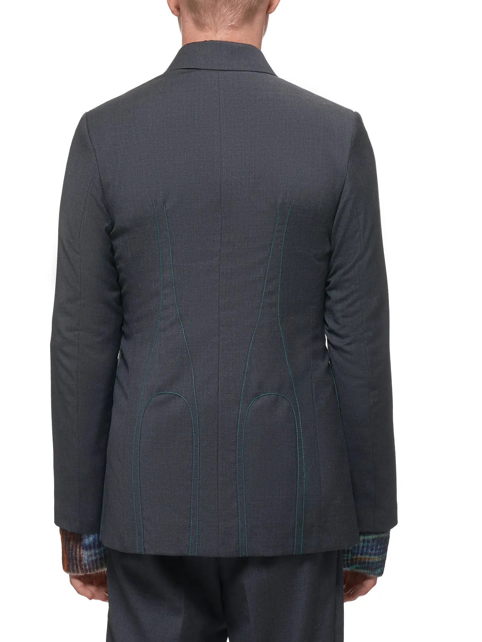Saqui Suit Jacket (0302-N2006-GREY) sold by lorenzo product image thumbnail 3
