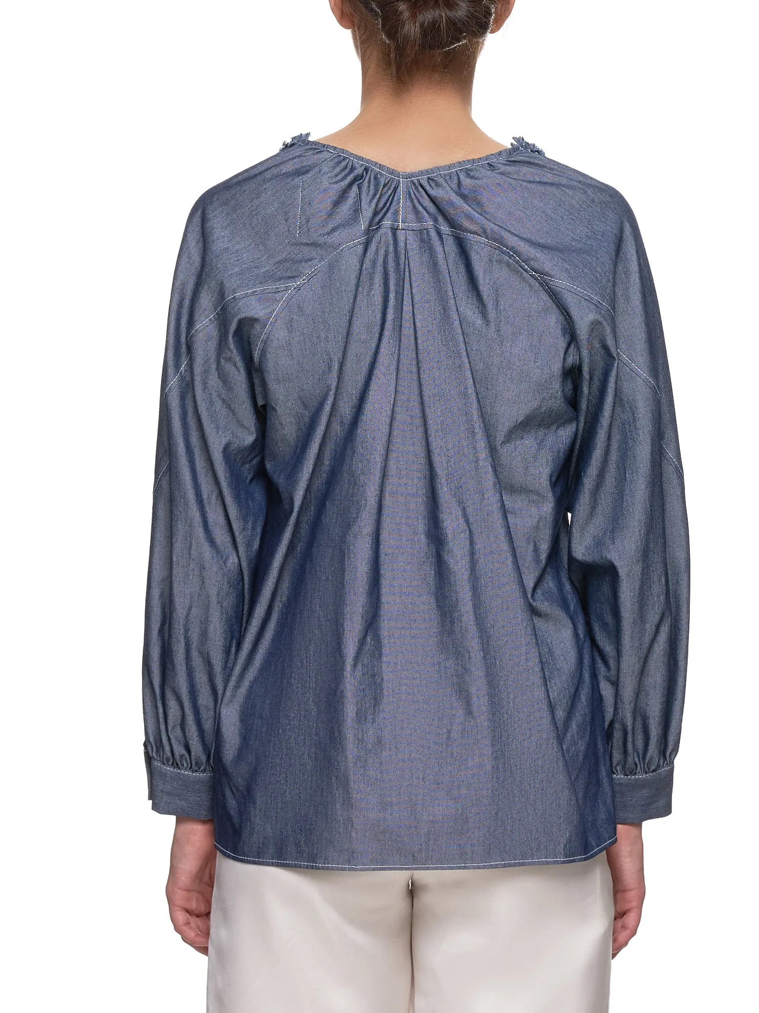 Ribbon Top (191-BL09-INDIGO) sold by lorenzo product image thumbnail 3