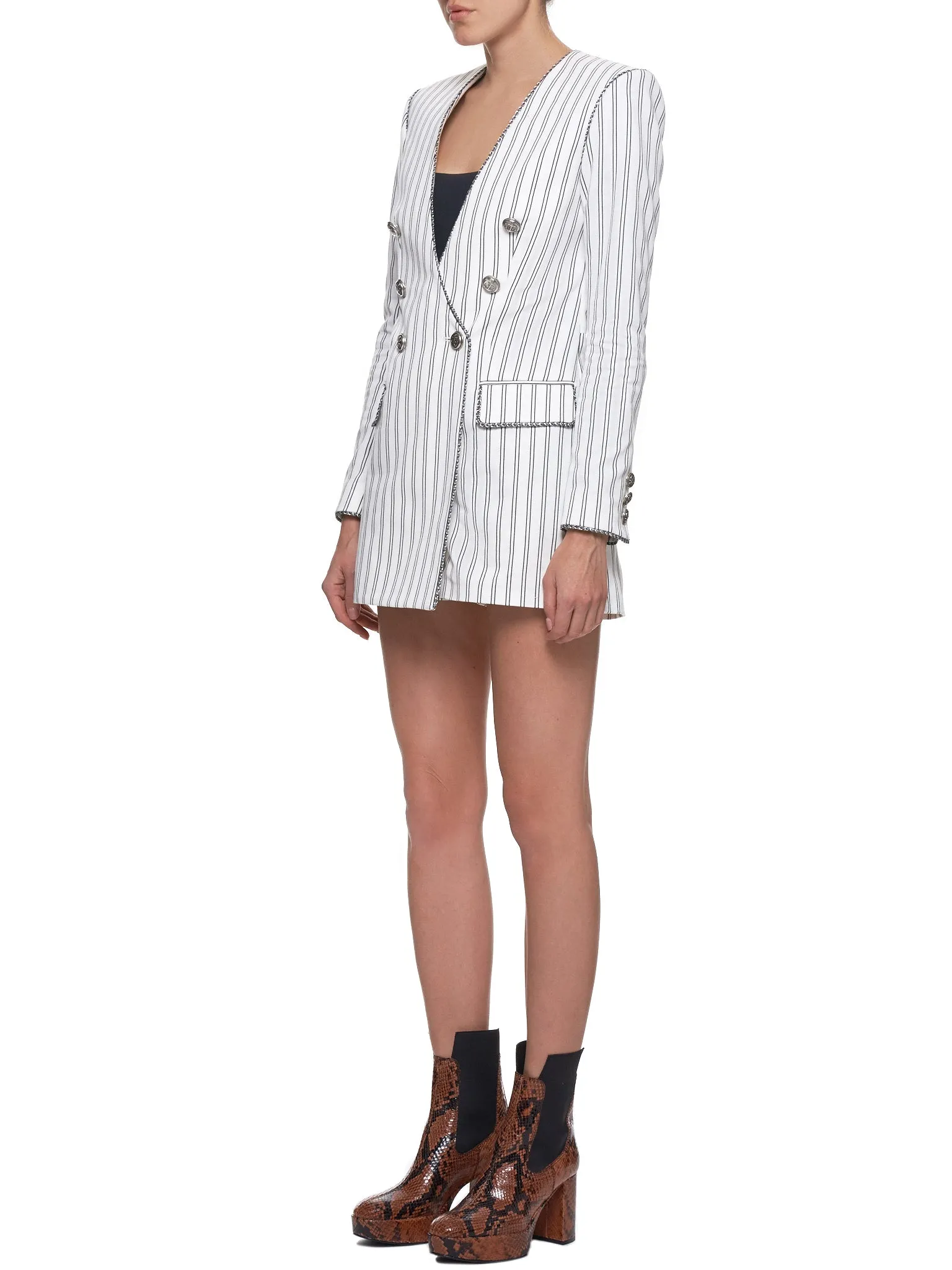 Striped Tailored Jumpsuit (W1554T00201-OFF-WHITE) sold by lorenzo product image thumbnail 2