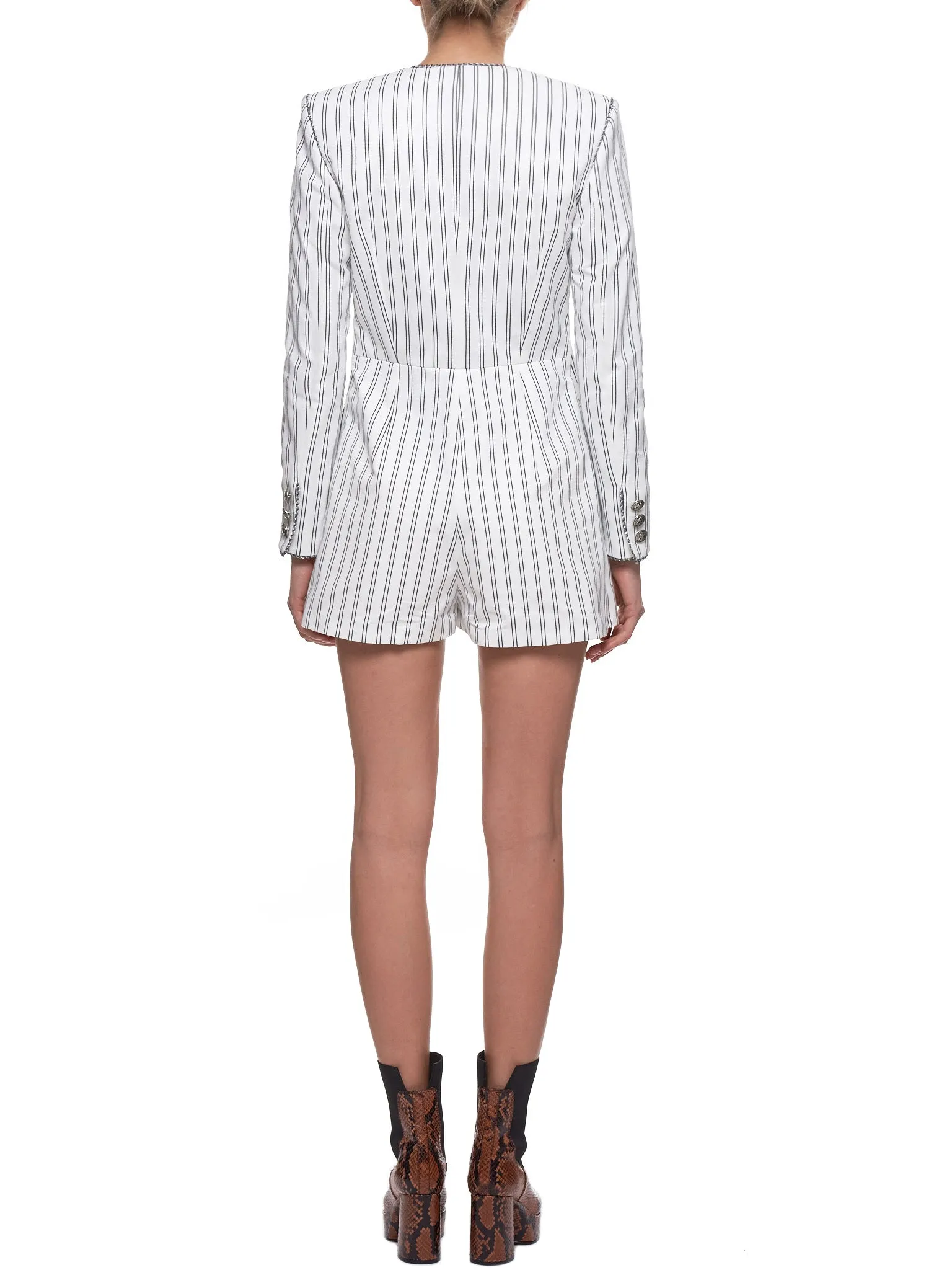 Striped Tailored Jumpsuit (W1554T00201-OFF-WHITE) sold by lorenzo product image thumbnail 3