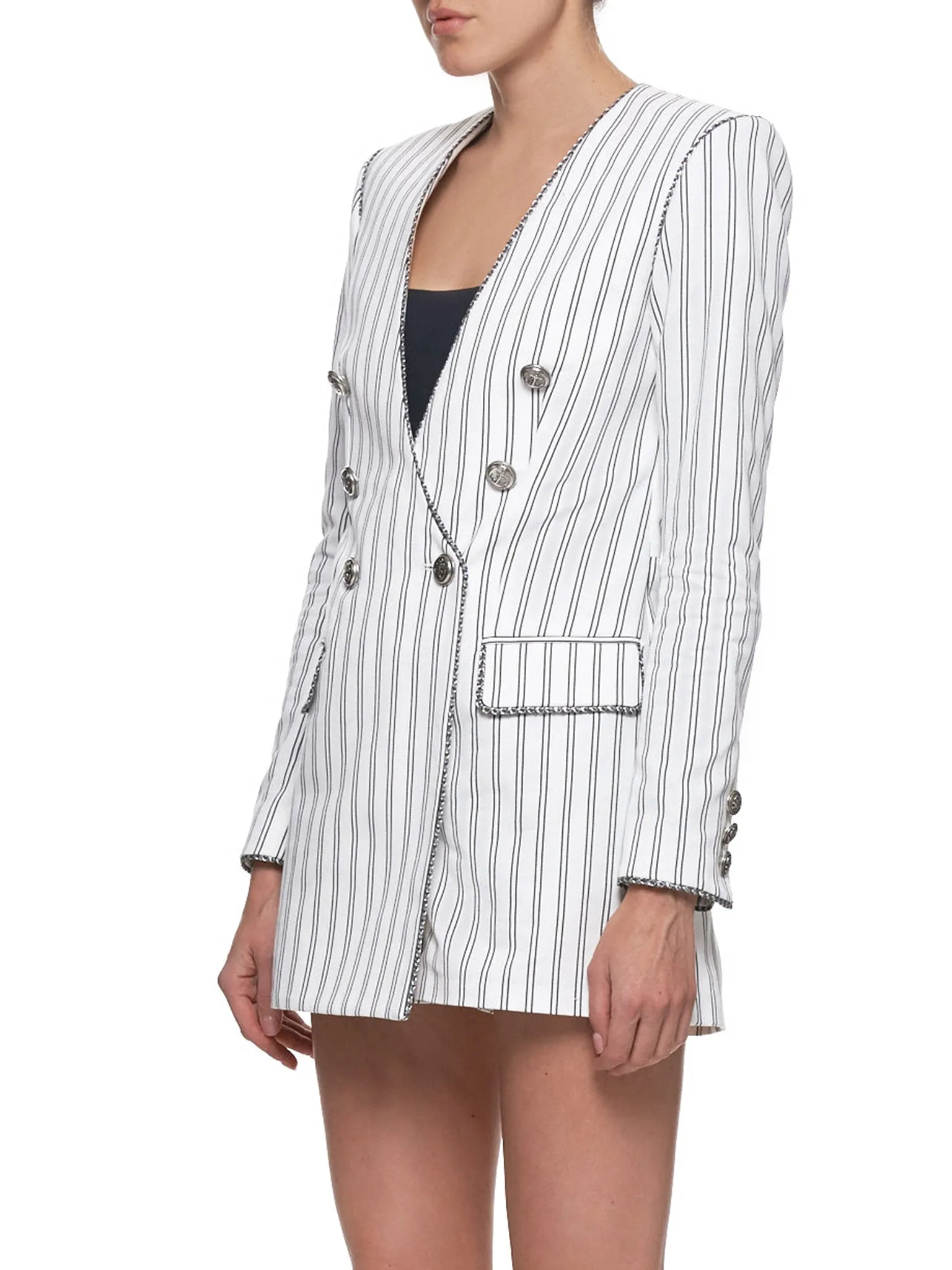 Striped Tailored Jumpsuit (W1554T00201-OFF-WHITE) sold by lorenzo product image thumbnail 5