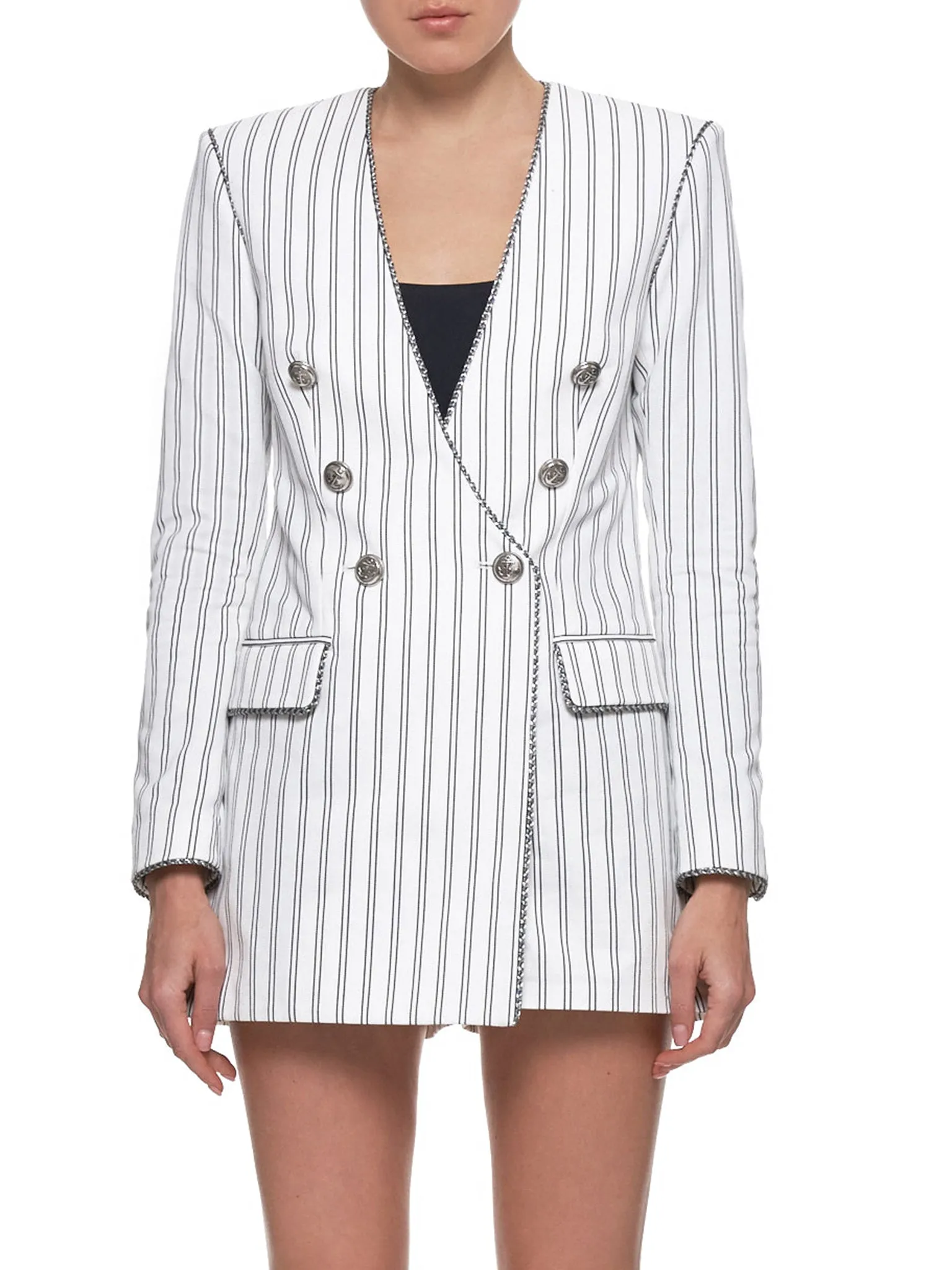 Striped Tailored Jumpsuit (W1554T00201-OFF-WHITE) sold by lorenzo product image thumbnail 4