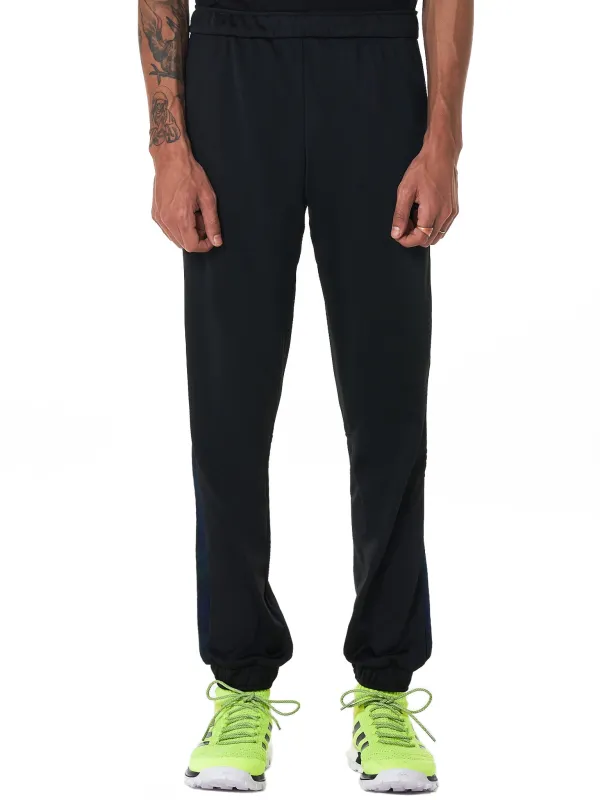 Plaid Stripe Track Pant (TR02-1-BLACK-GREEN) sold by lorenzo