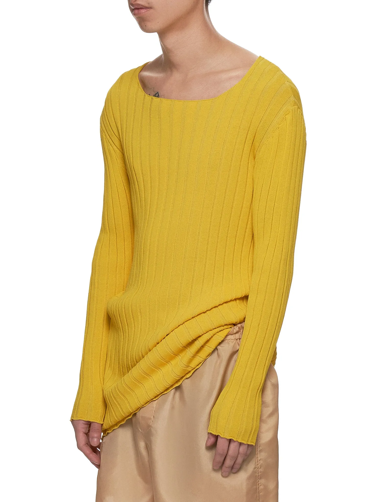 Knit Sweater (LDSSE19-15-YELLOW) sold by lorenzo product image thumbnail 2