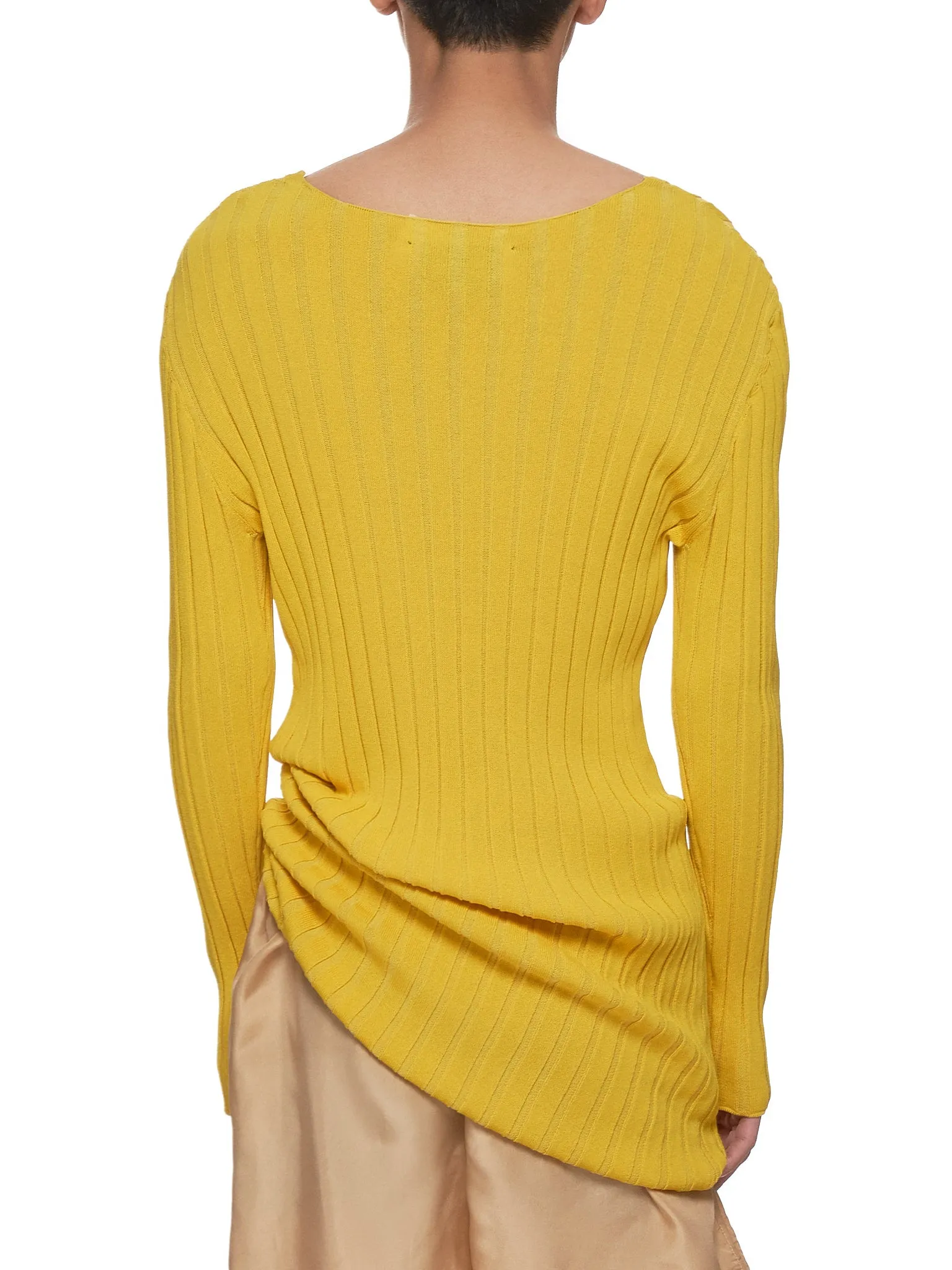 Knit Sweater (LDSSE19-15-YELLOW) sold by lorenzo product image thumbnail 3