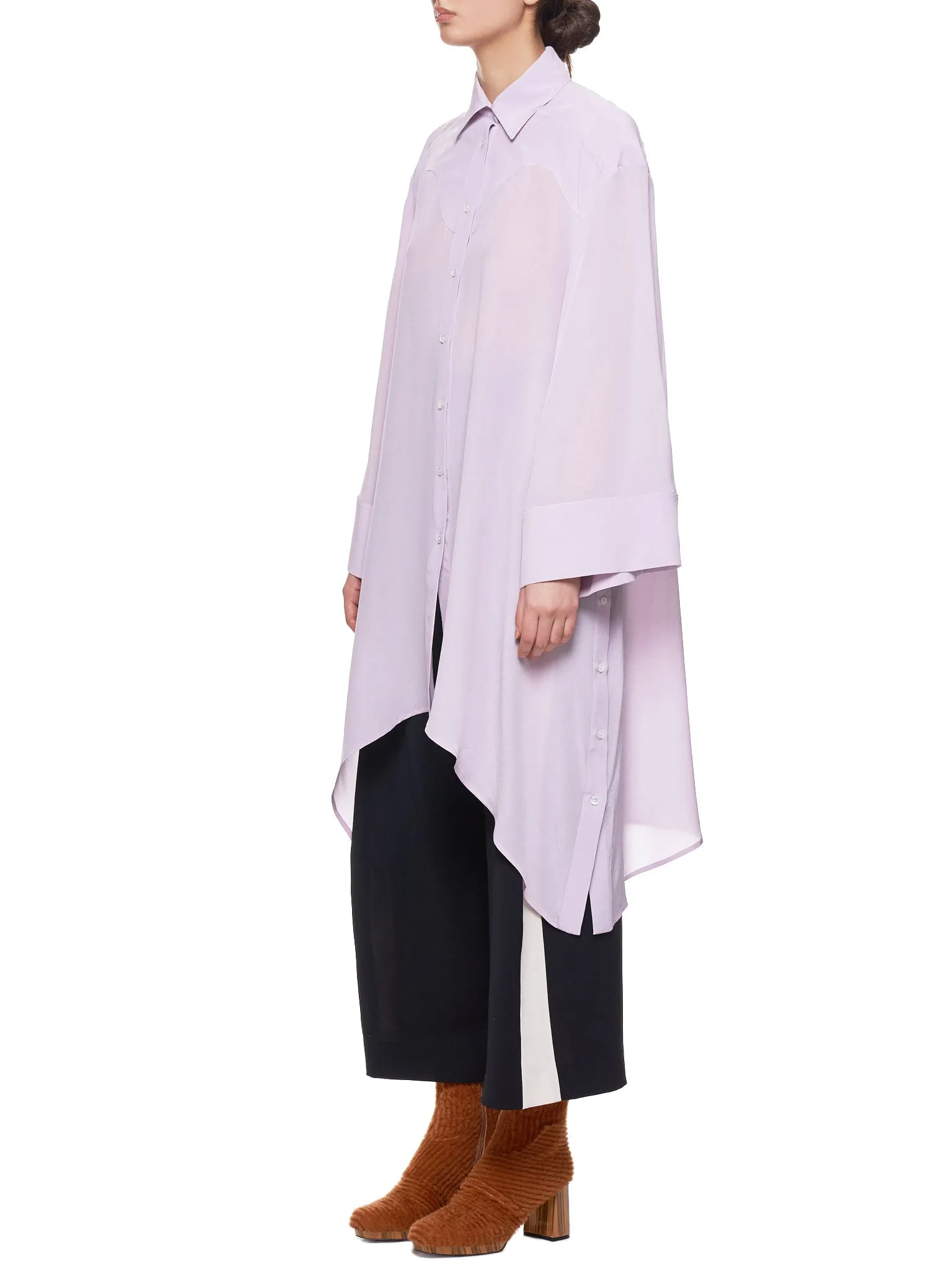 Lilac Shirt (W1806T00082-LILAC) sold by lorenzo product image thumbnail 2