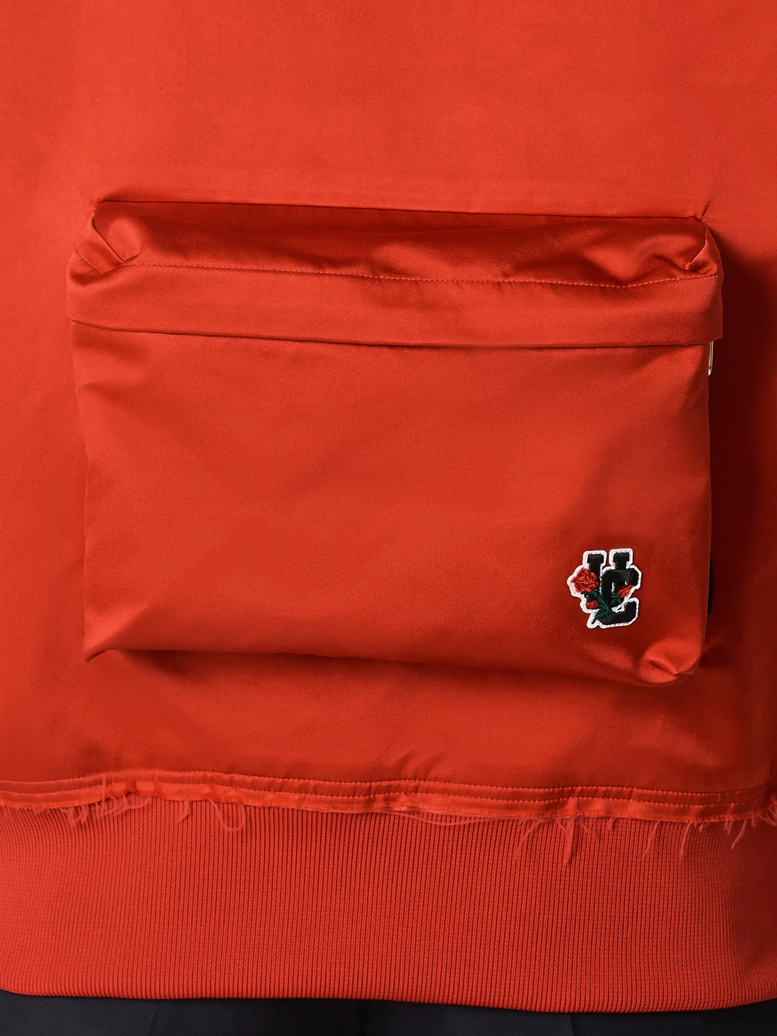 Double-Hooded Silk Pullover (UCV1409-RED) sold by lorenzo product image thumbnail 5