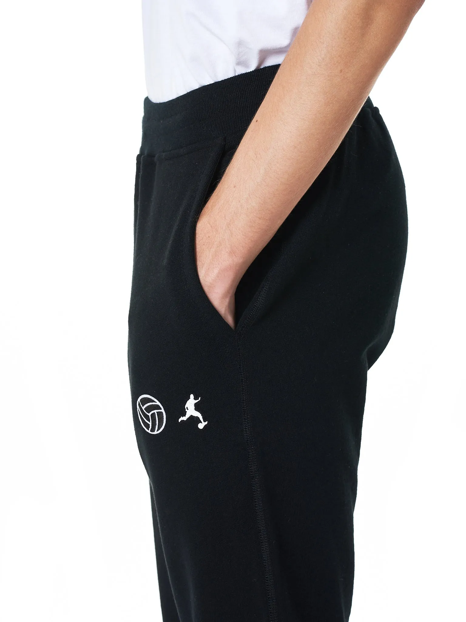 Embroidered Patch Jogger (G013P202-BLACK) sold by lorenzo product image thumbnail 5