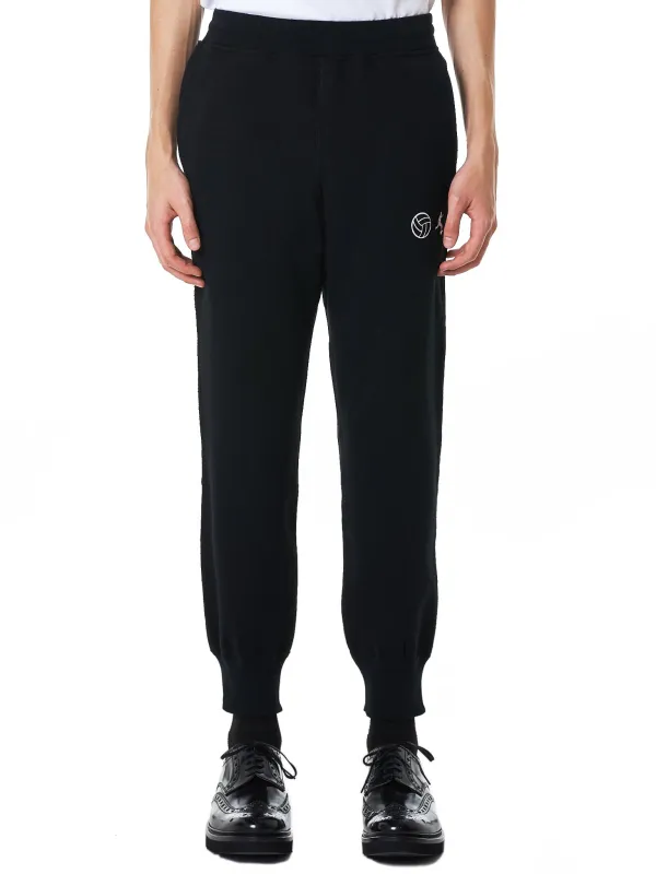 Embroidered Patch Jogger (G013P202-BLACK) sold by lorenzo