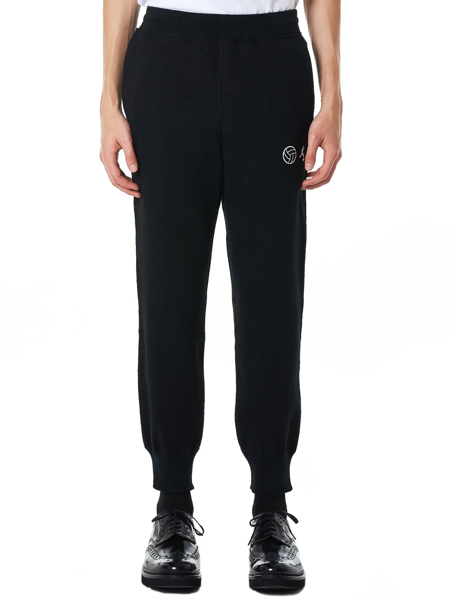 Embroidered Patch Jogger (G013P202-BLACK) sold by lorenzo