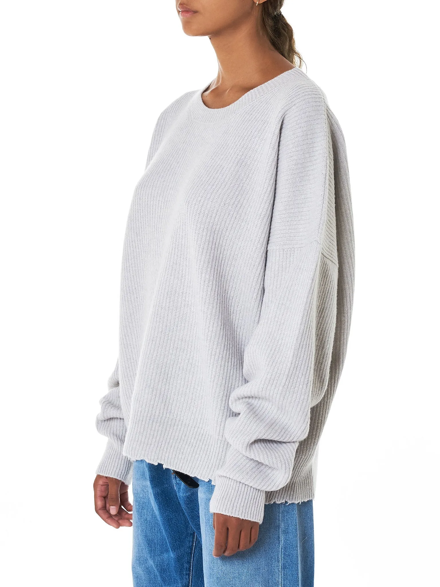 Knit Pullover (UWHE006E18063001-LIGHT-GREY) sold by lorenzo product image thumbnail 2