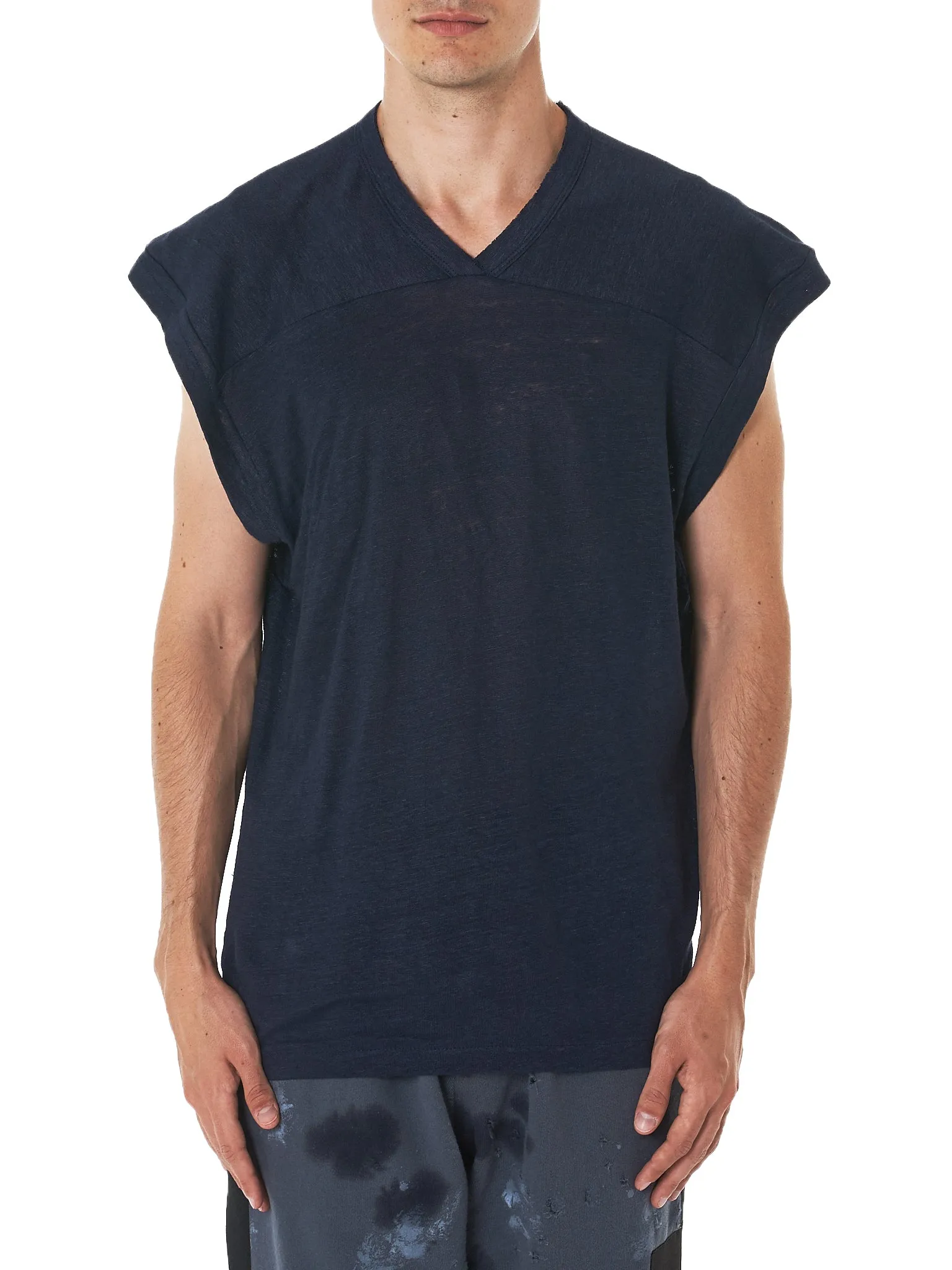 Relaxed Tank (LJS1802-MIDNIGHT-BLUE) sold by lorenzo