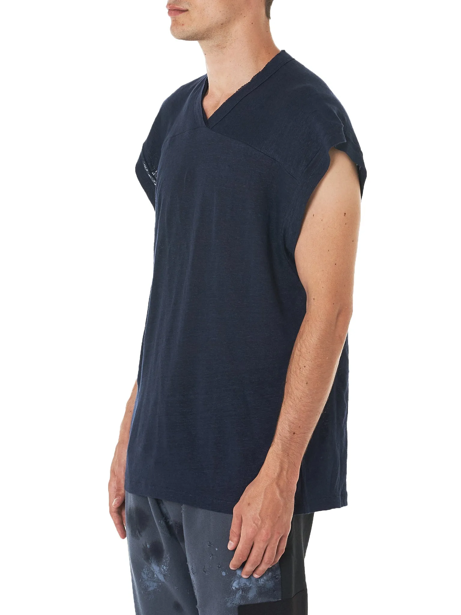 Relaxed Tank (LJS1802-MIDNIGHT-BLUE) sold by lorenzo product image thumbnail 2