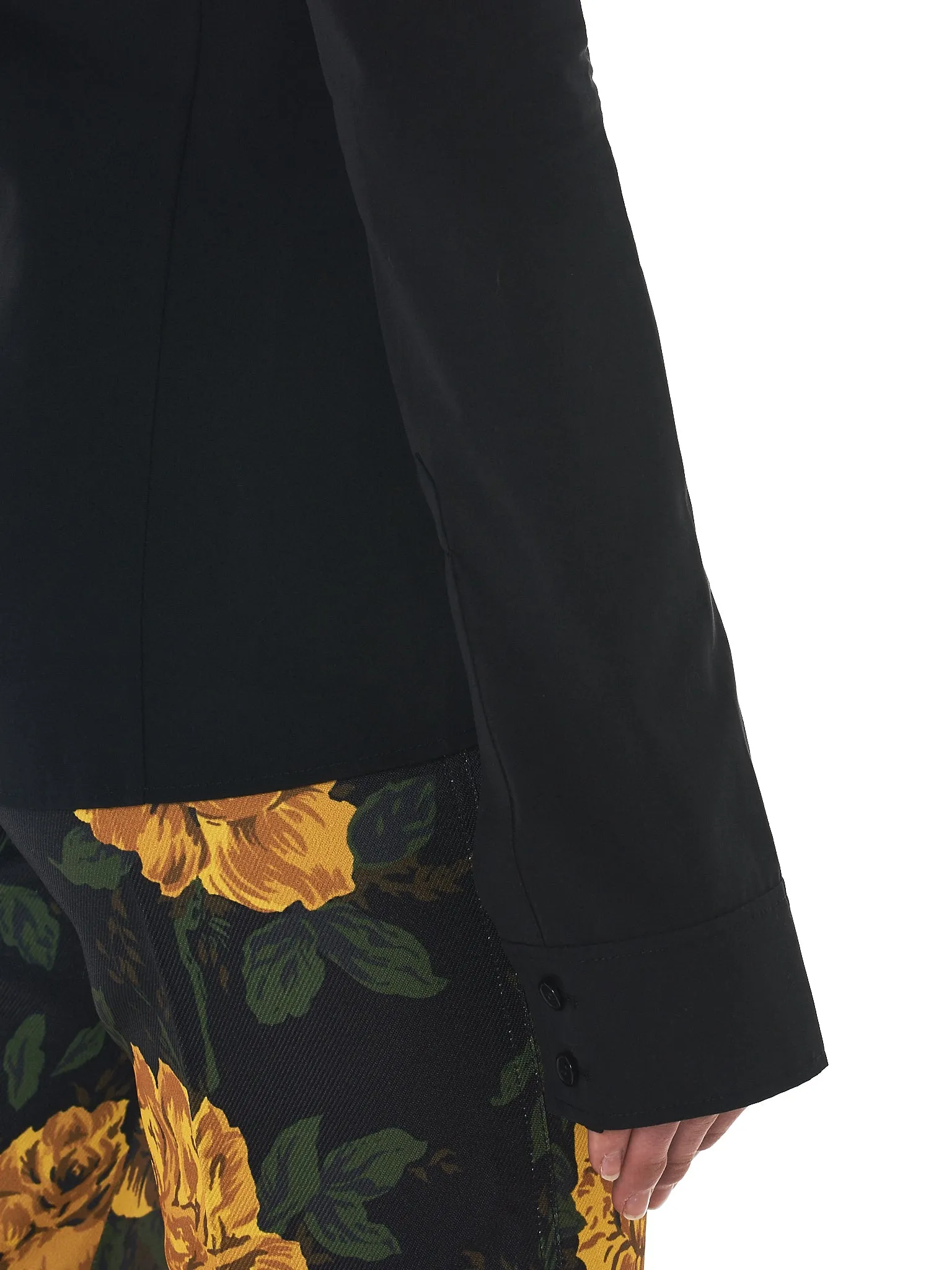 Slim Shirt (T009-P-BLACK) sold by lorenzo product image thumbnail 4