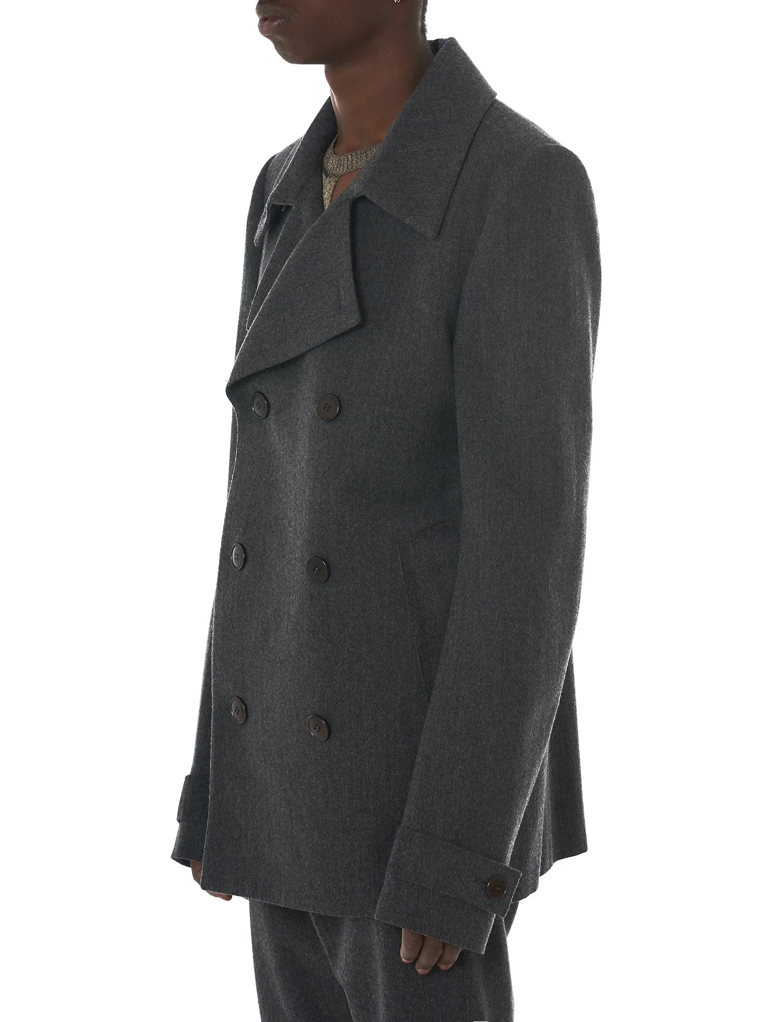 Vulcanised Caban Coat (C-009 DODGE 75) sold by lorenzo product image thumbnail 2