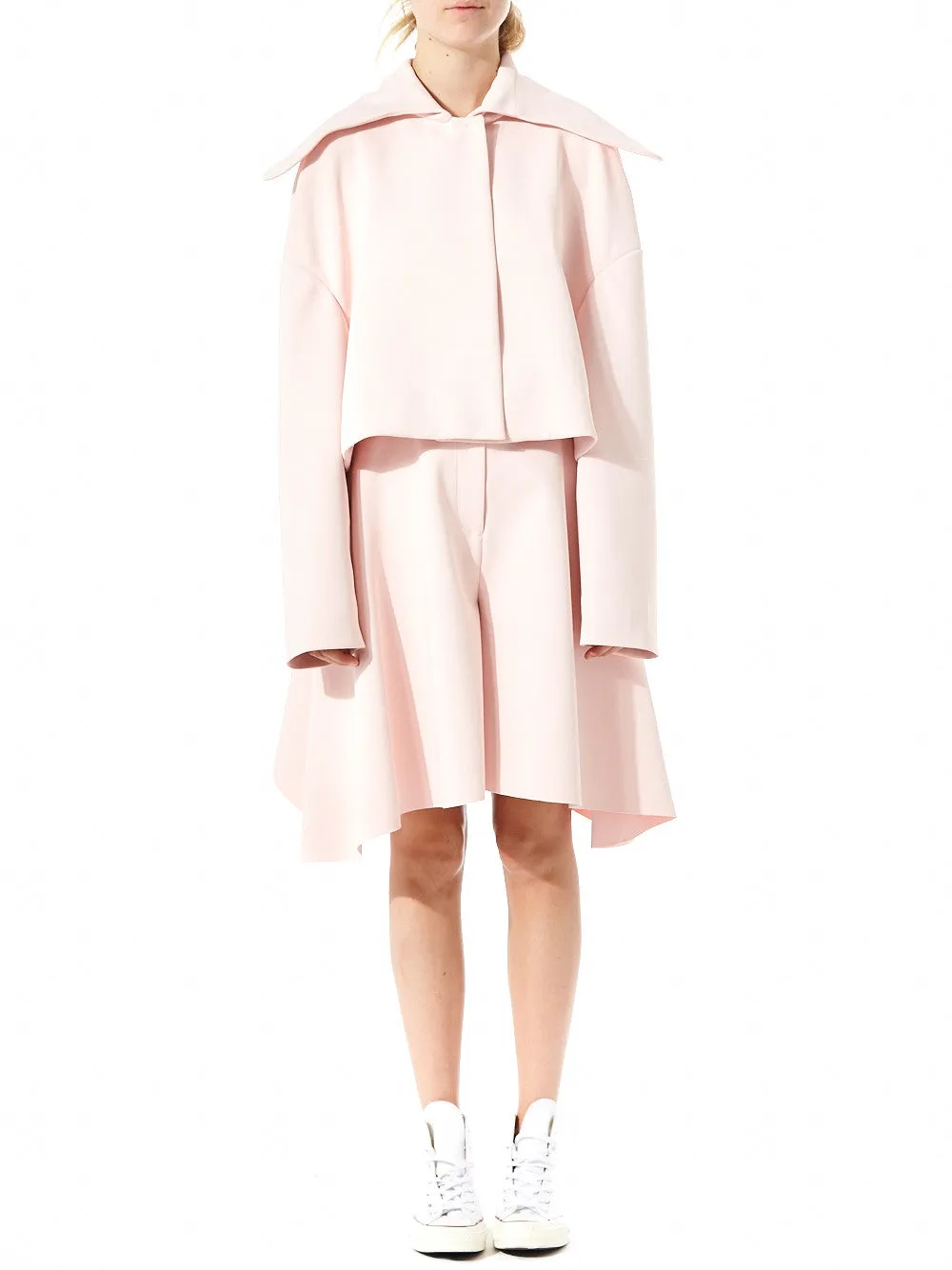 Tier Pleated Skirt (AW16-FLY SHORT PINK) sold by lorenzo product image thumbnail 4