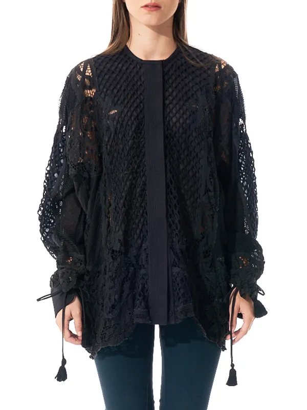 Lace Netted Blouse (PE164420/G905 001) sold by lorenzo