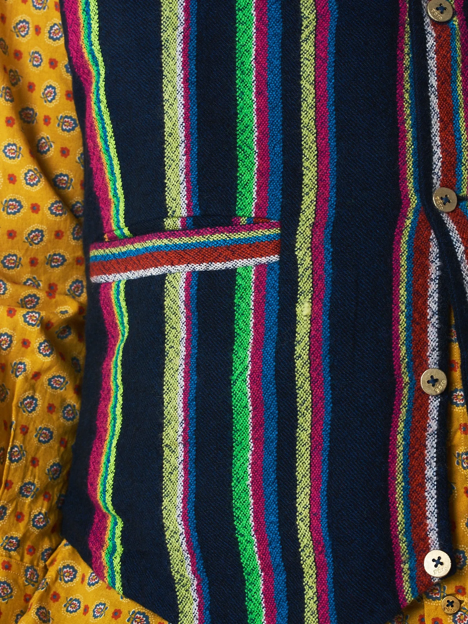 Pinstripe Reversible Waistcoat (TB-MPWC-WW01) sold by lorenzo product image thumbnail 4