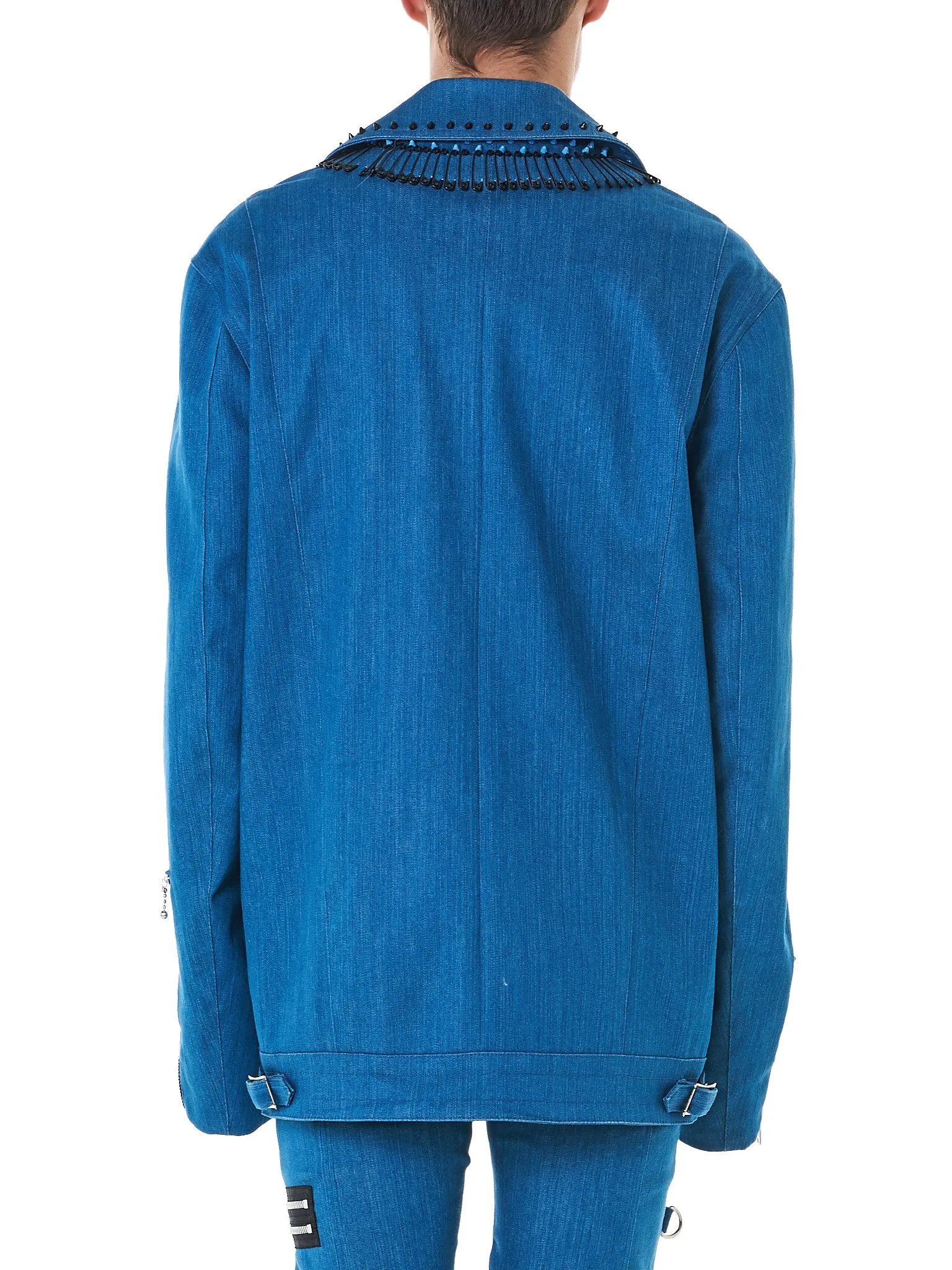 Black Hawaii Denim Biker (NN06-JK09-B BLUE) sold by lorenzo product image thumbnail 3