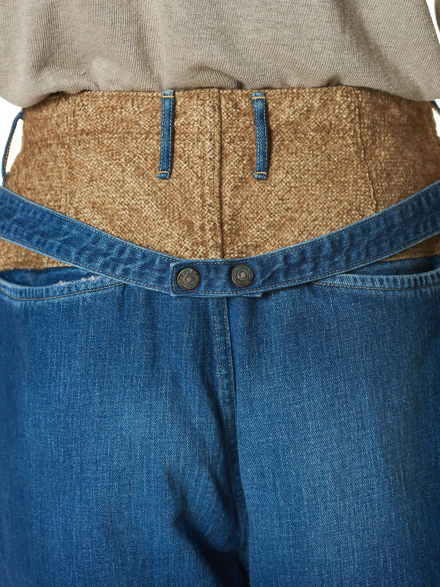 Buttoned Rise Denim Jeans (K1412LP54 INDIGO) sold by lorenzo product image thumbnail 4