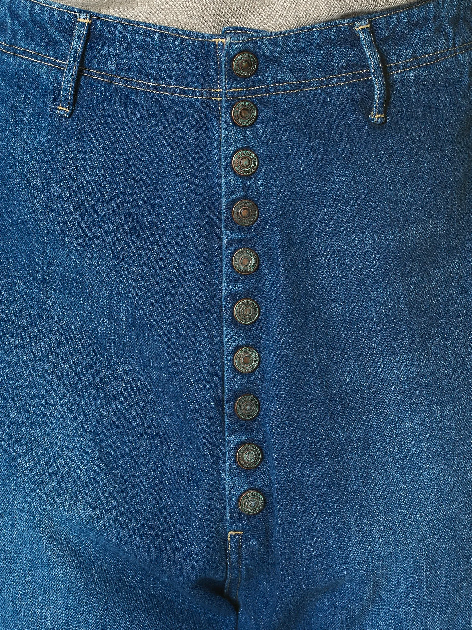Buttoned Rise Denim Jeans (K1412LP54 INDIGO) sold by lorenzo product image thumbnail 5
